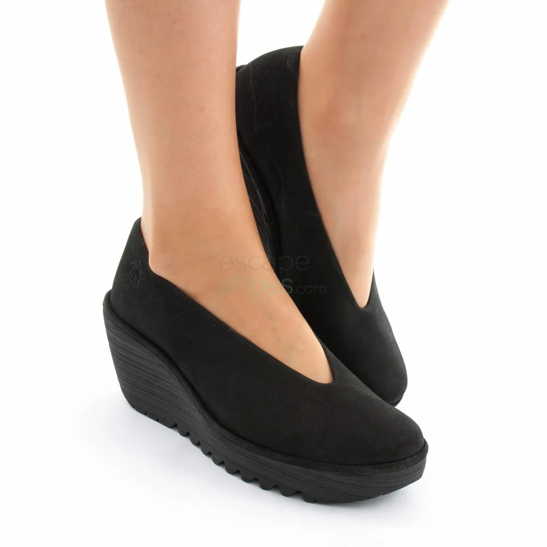 Sapatos FLY LONDON Yellow Yaz Black P500025179