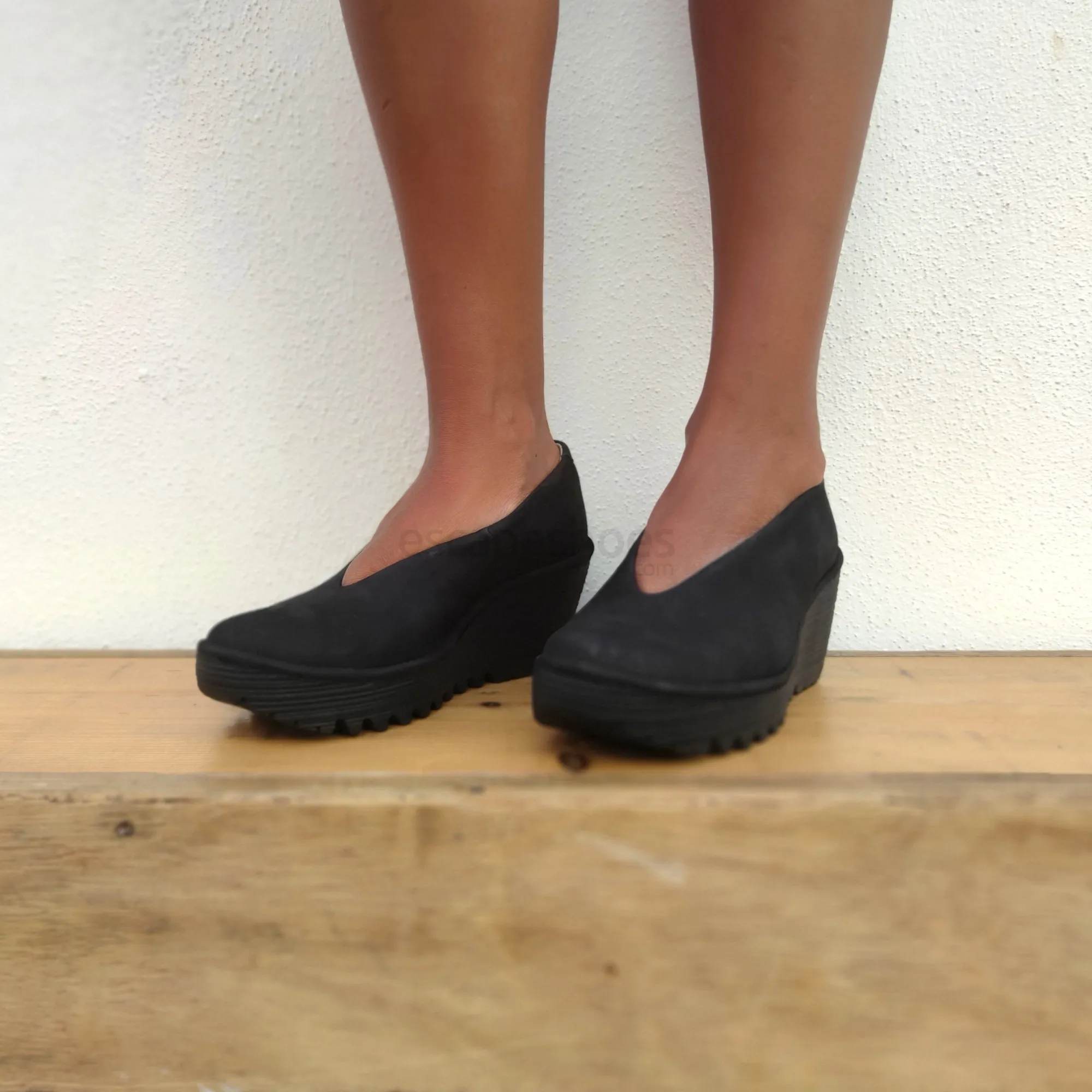 Sapatos FLY LONDON Yellow Yaz Black P500025179