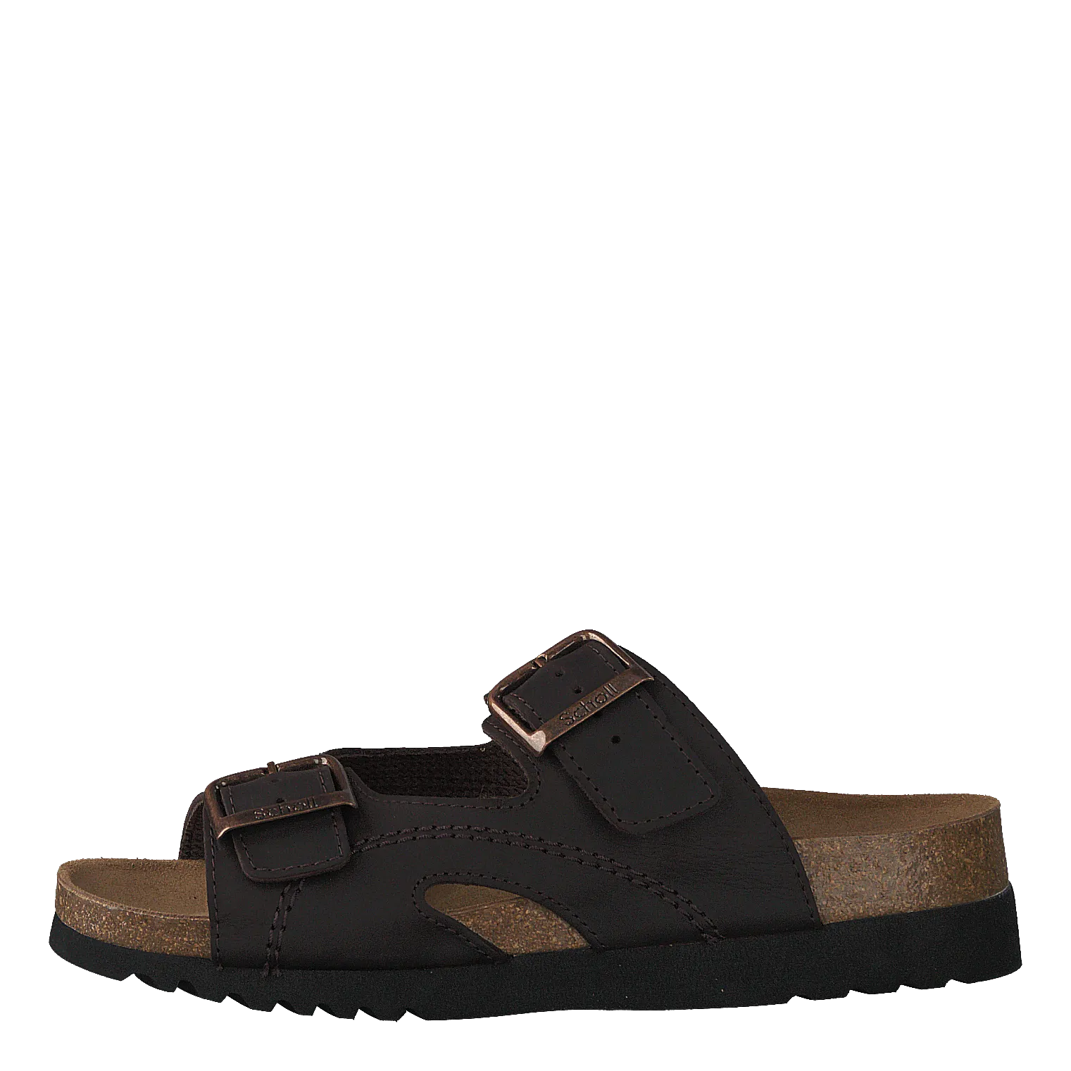 Scholl Moldava Wg Ad Oiled Leather Dk Brown/rose Gold