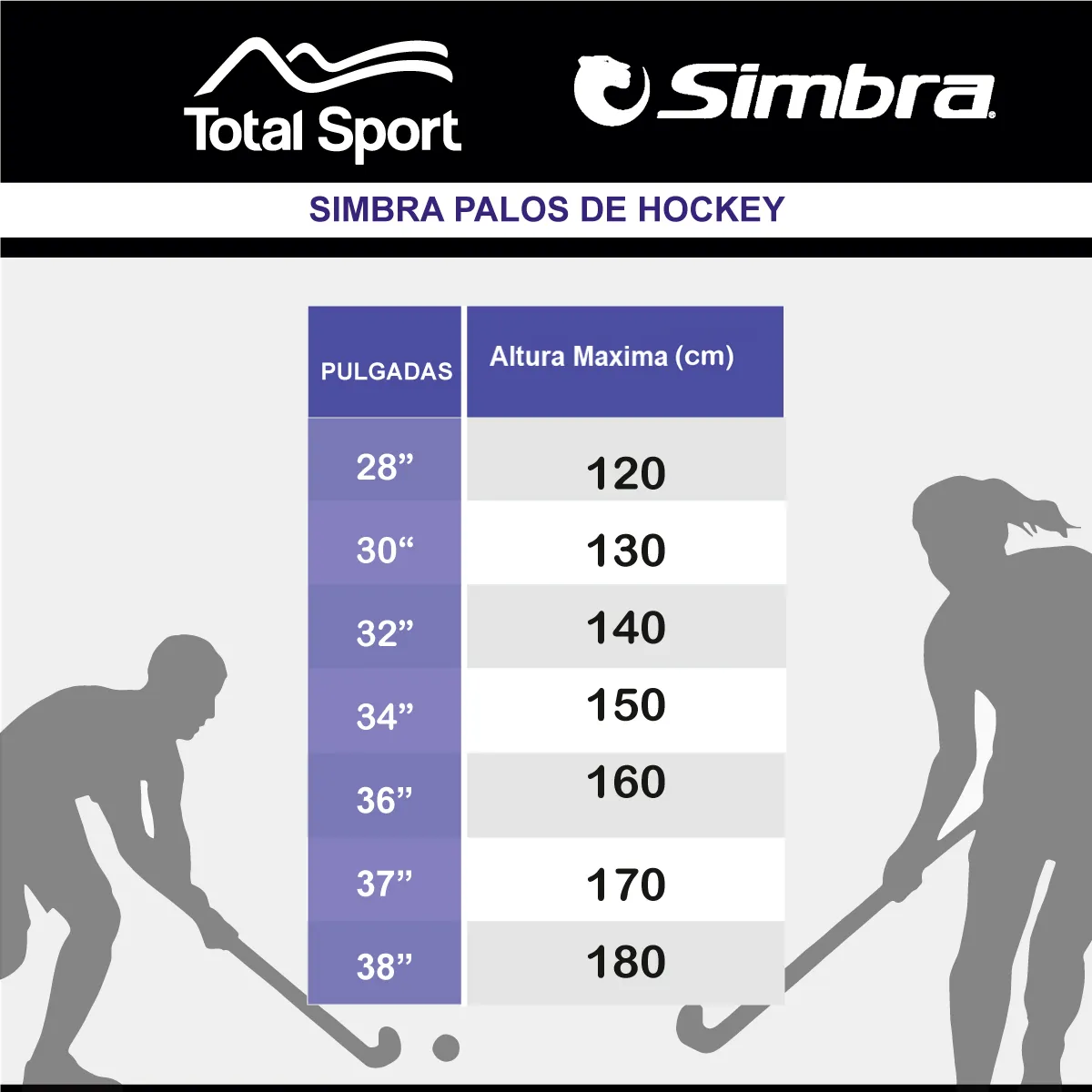 Simbra Palo Hockey Glassy 36» – Shstdu006wr