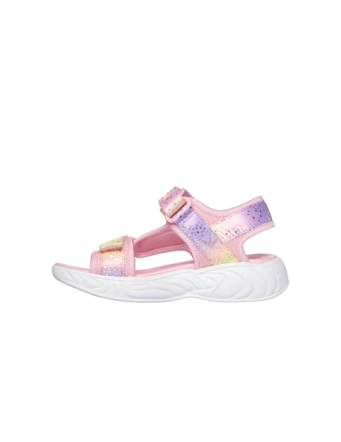 SKECHERS  SANDALIA DEPORTIVA KIDS MAJESTIC BLISS LIGHT PINK MULTI