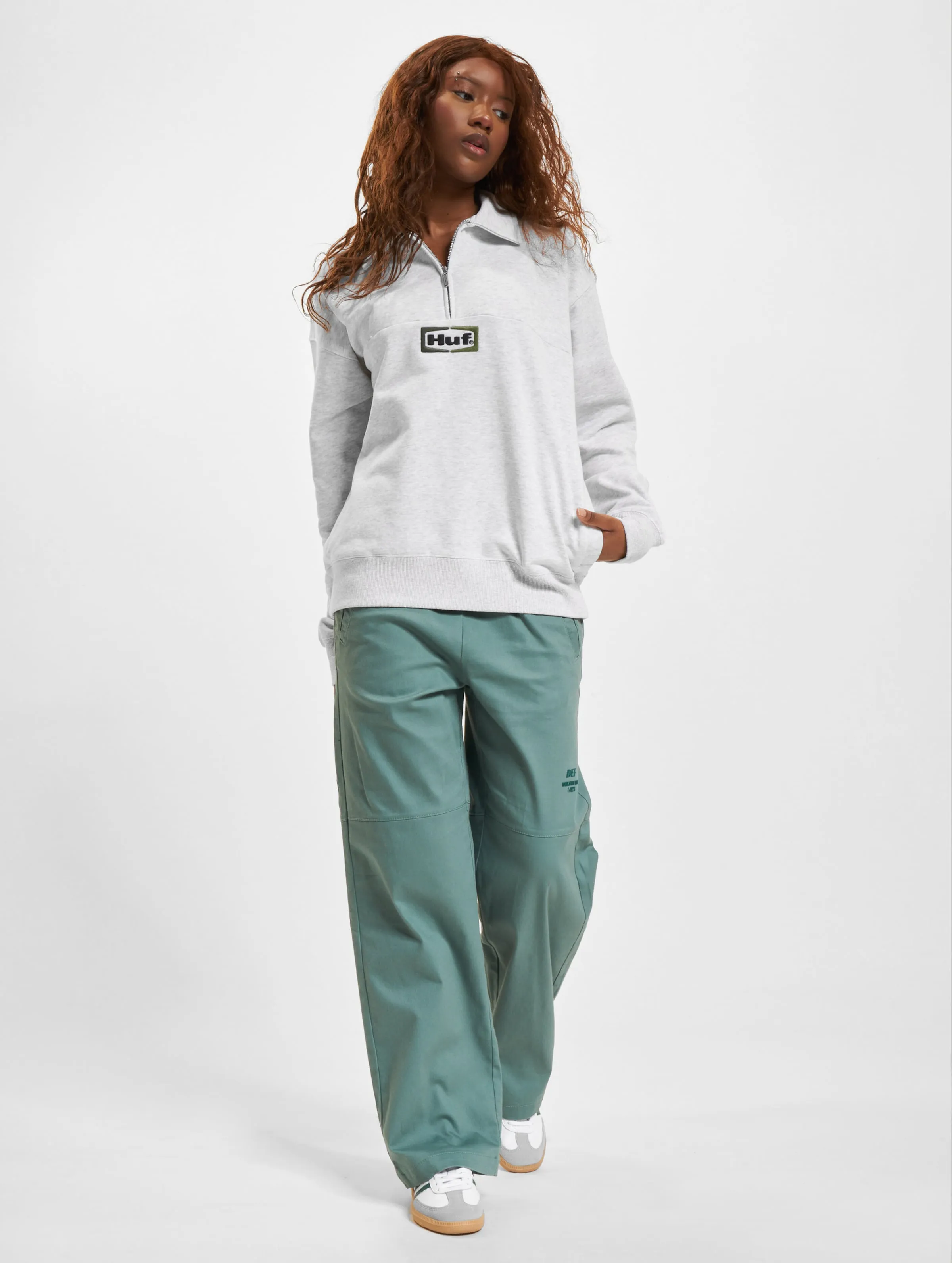 Slate Quarter Zip Fleece 