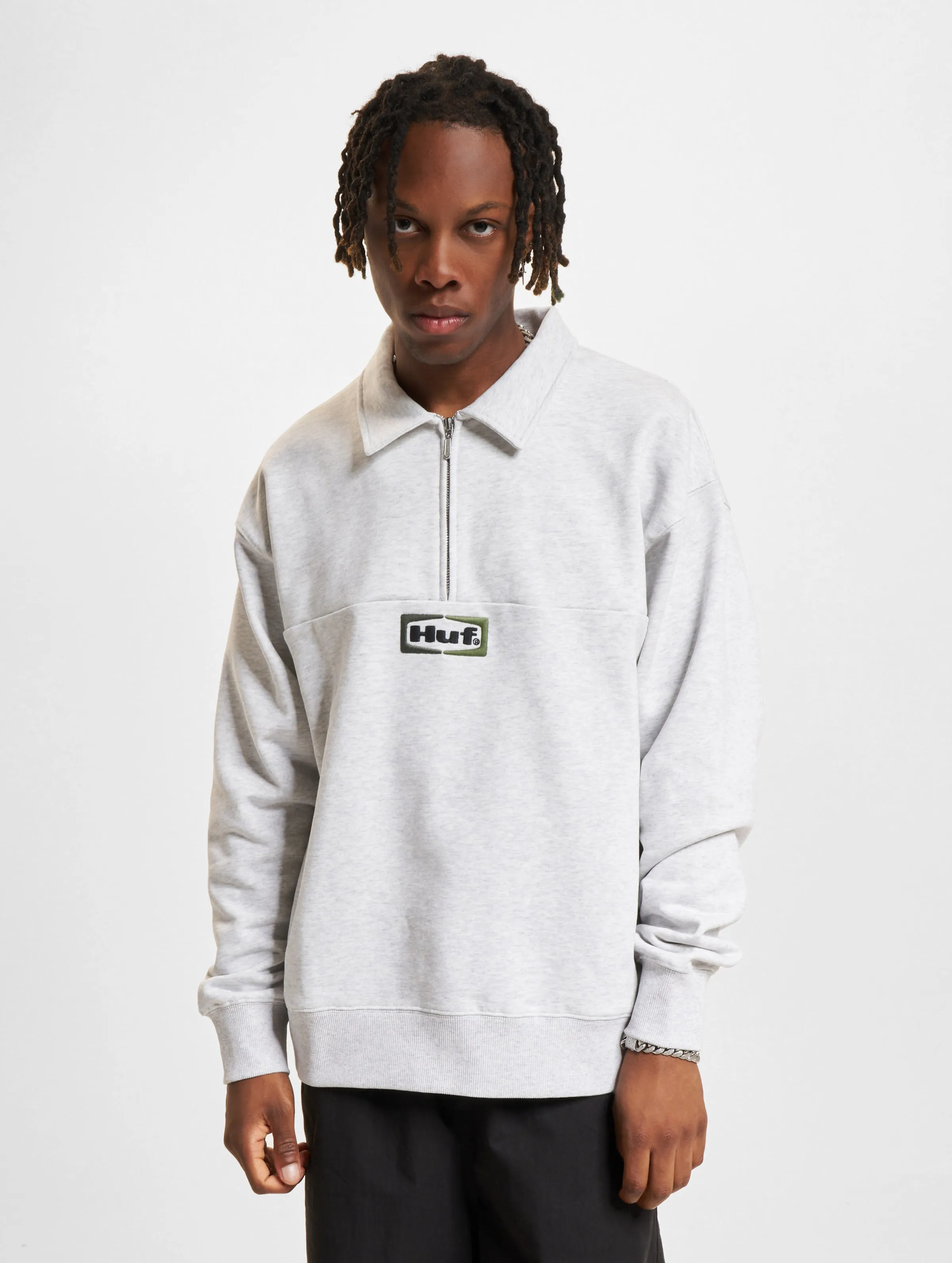 Slate Quarter Zip Fleece 