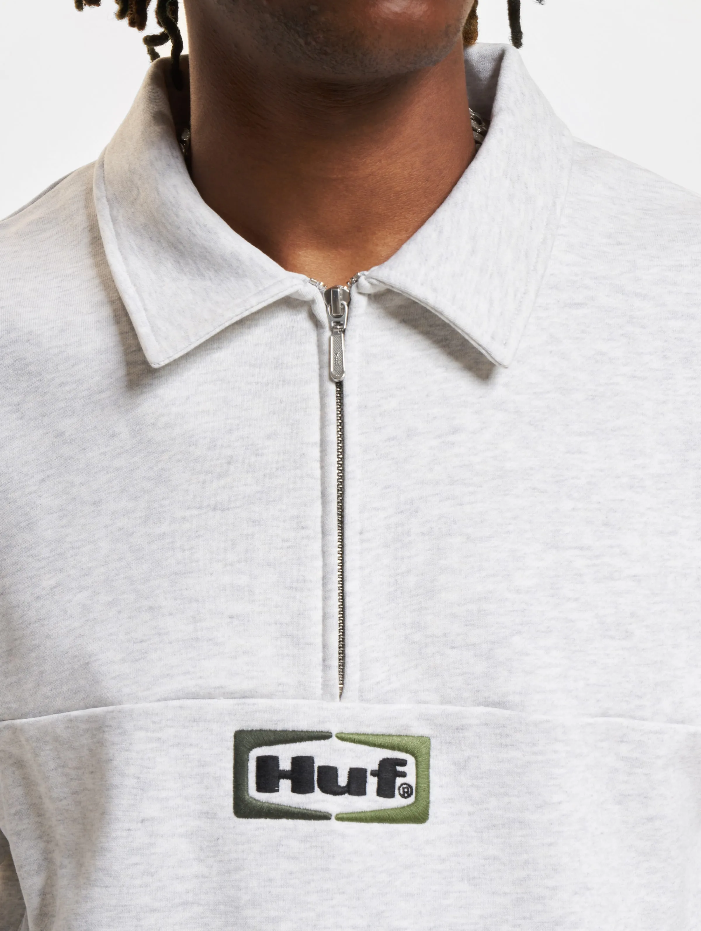 Slate Quarter Zip Fleece 