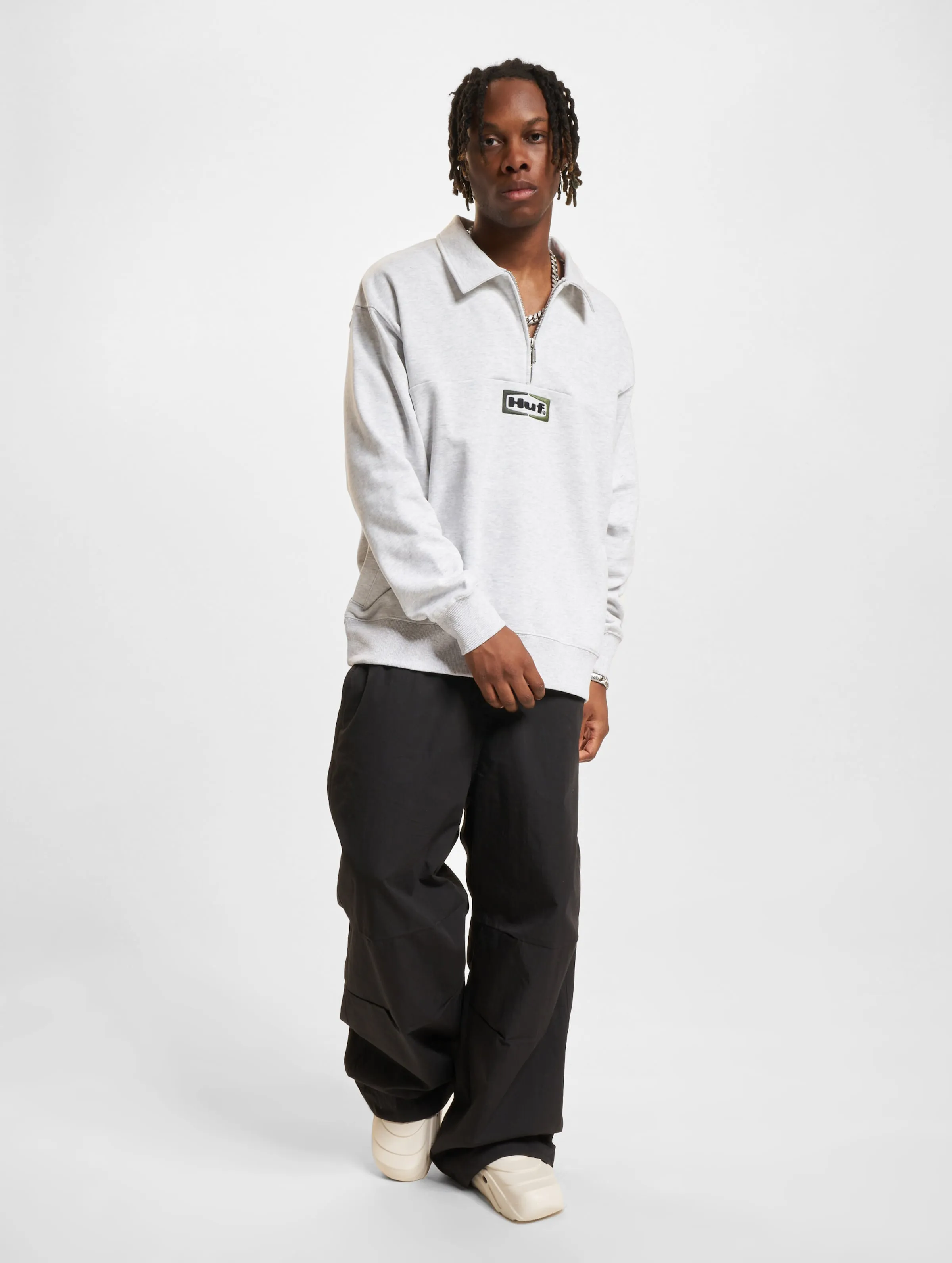 Slate Quarter Zip Fleece 