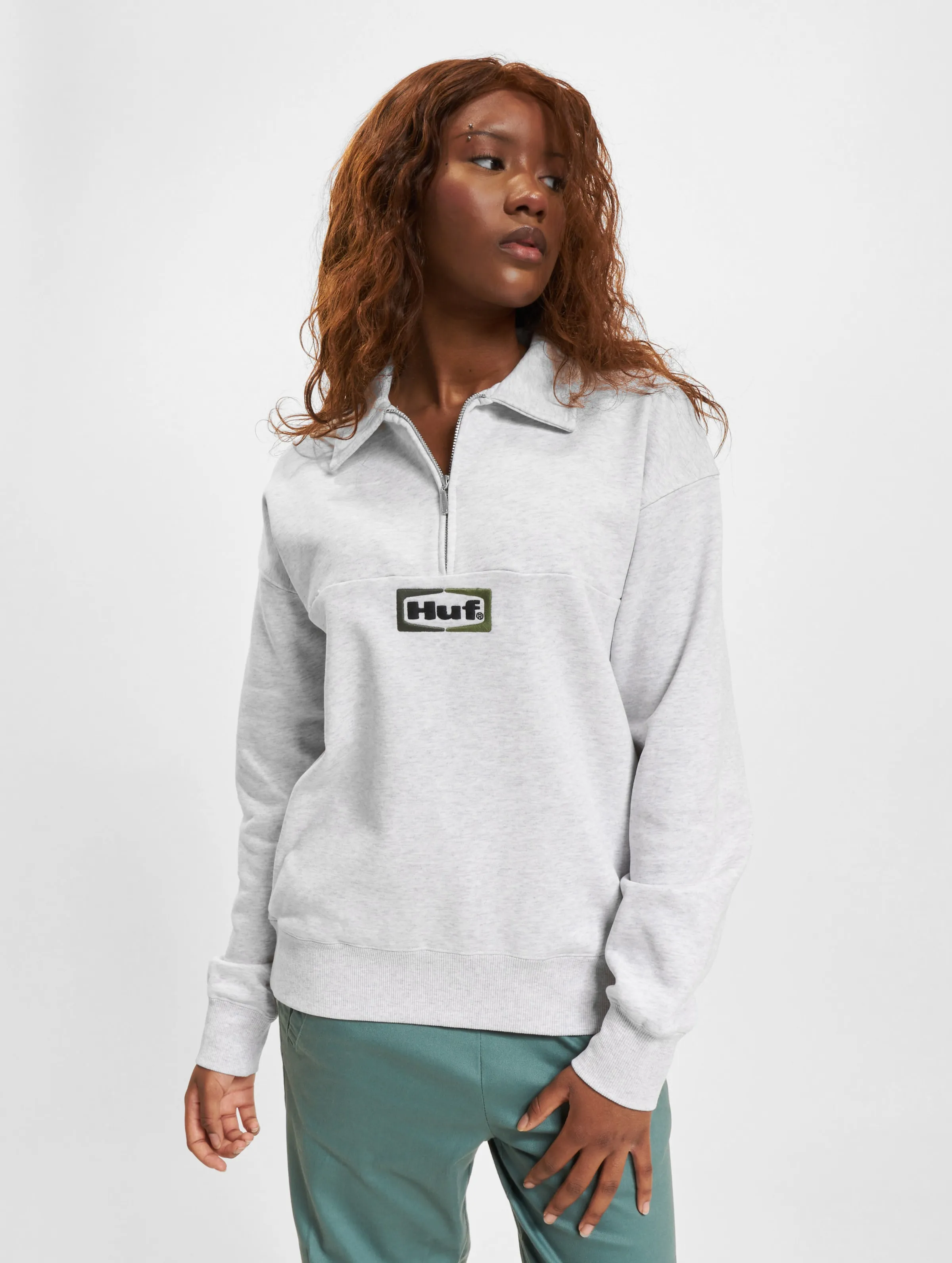 Slate Quarter Zip Fleece 
