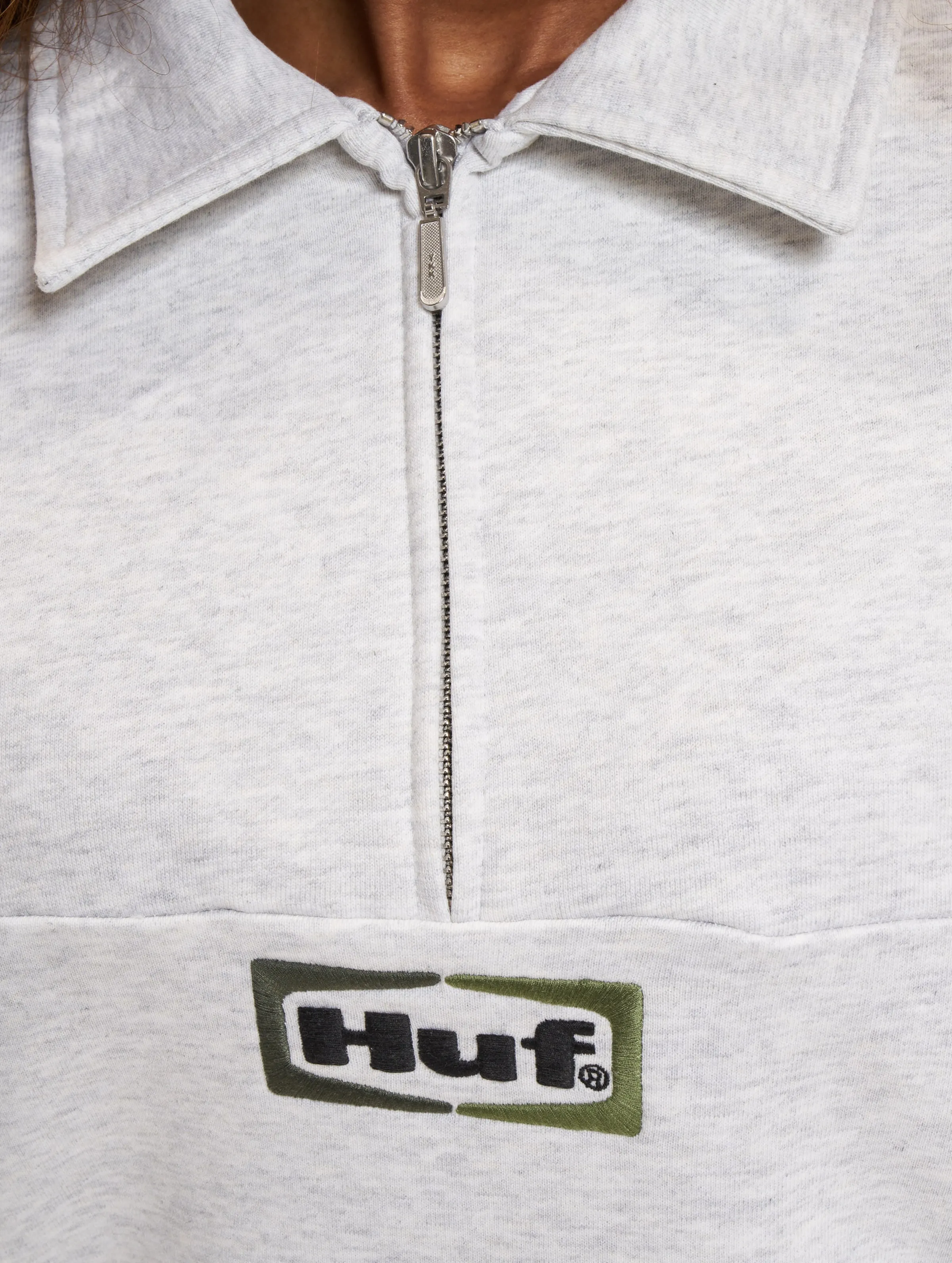 Slate Quarter Zip Fleece 