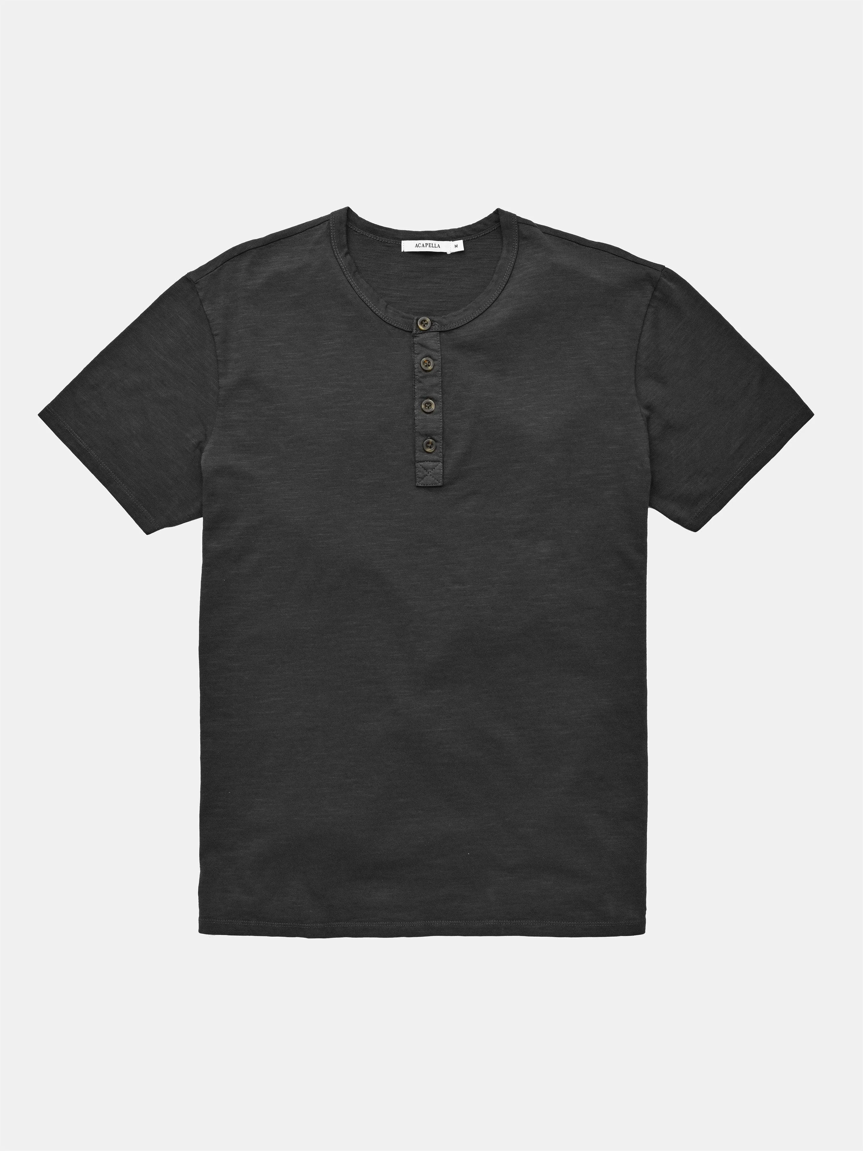 SLUB SS HENLEY  TEE