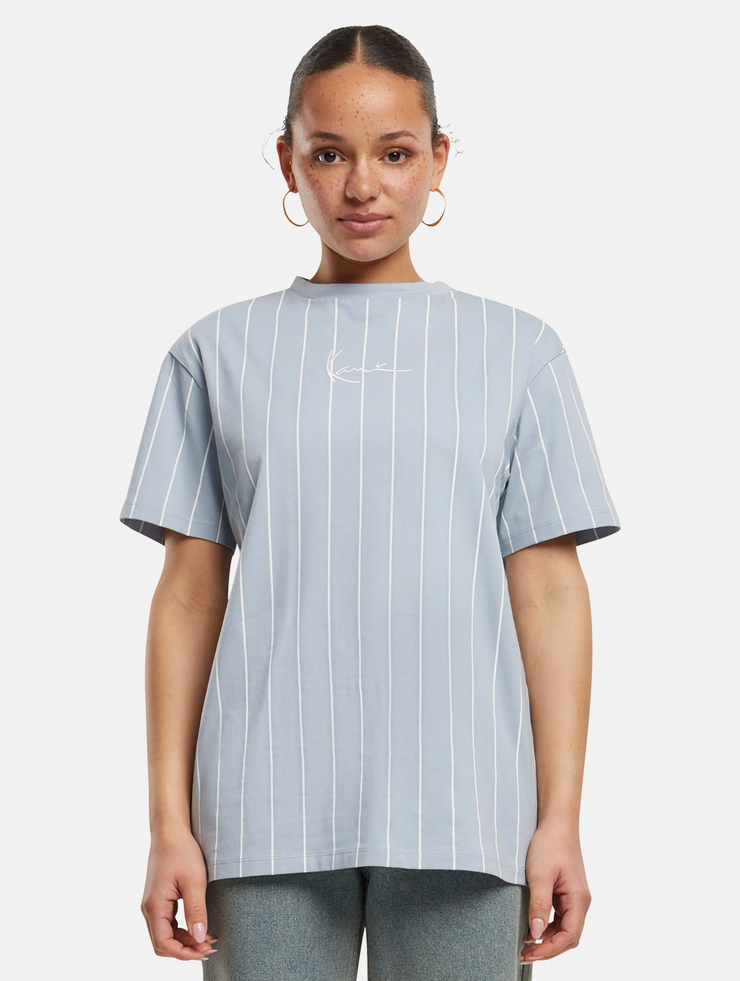 Small Signature Essential Pinstripe Oversized