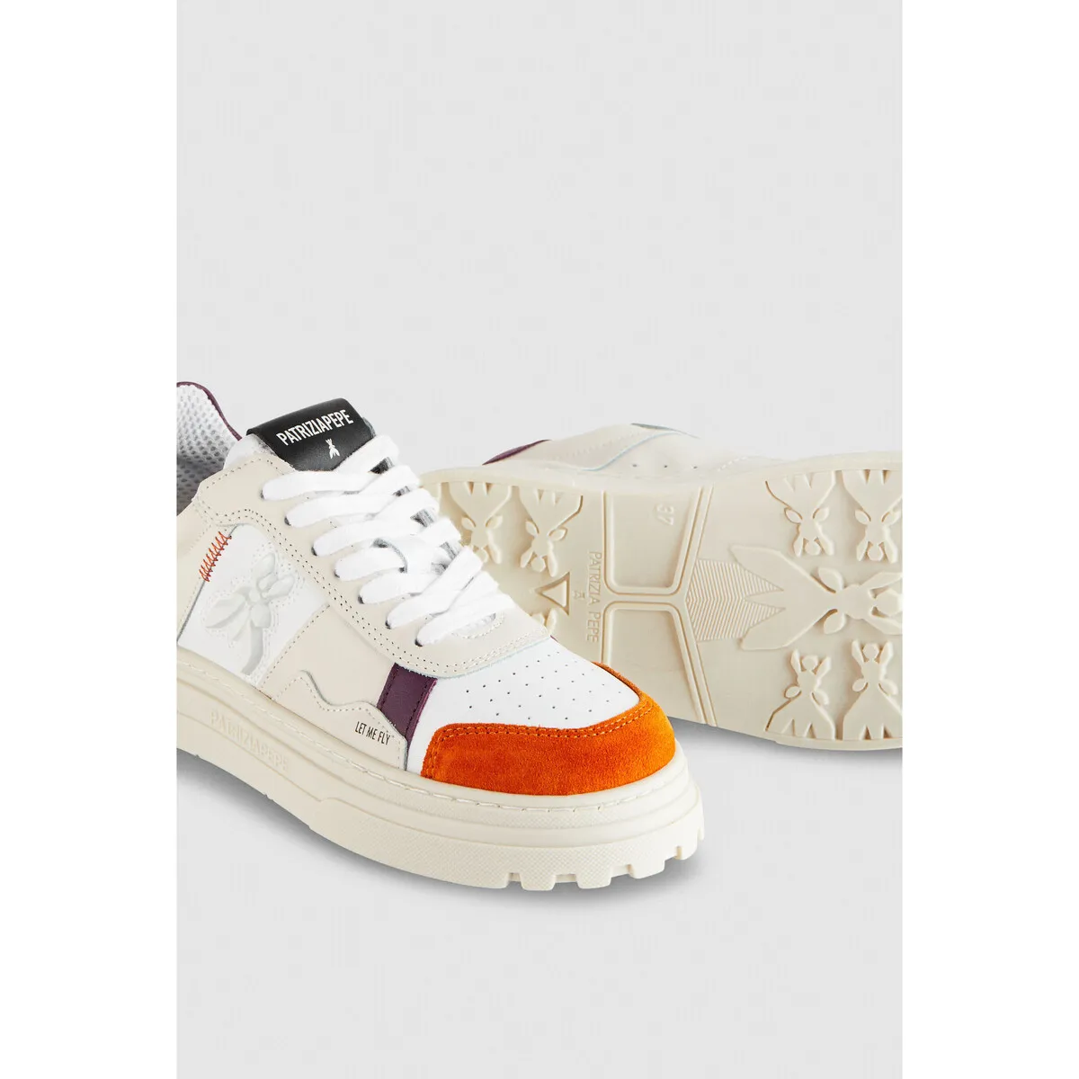 SNEAKERS IN PELLE E RETE  Art. 8Z0096V020