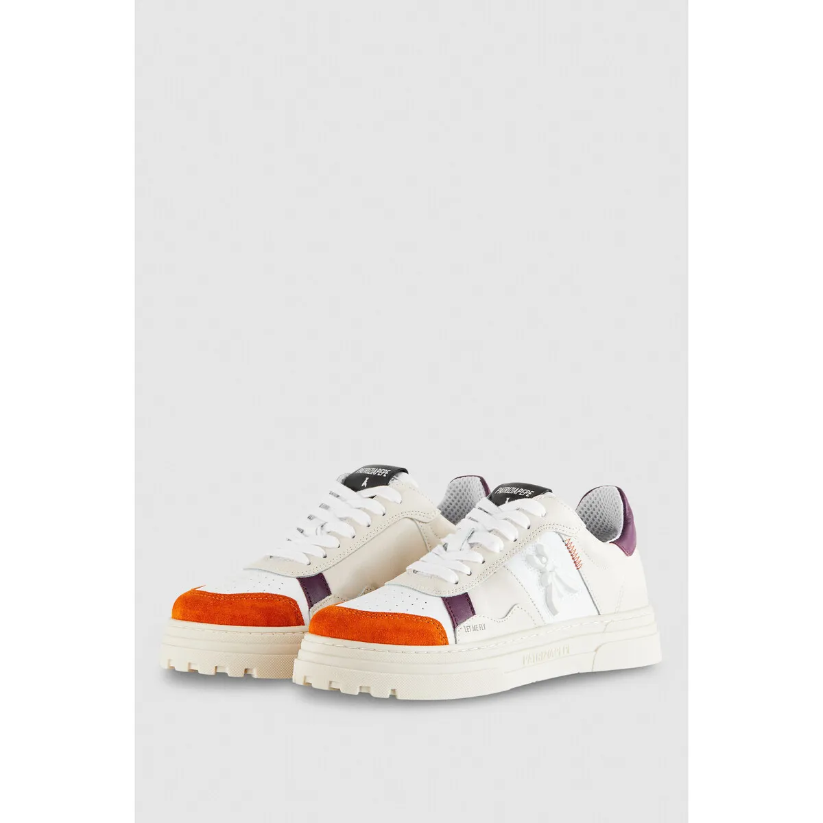 SNEAKERS IN PELLE E RETE  Art. 8Z0096V020