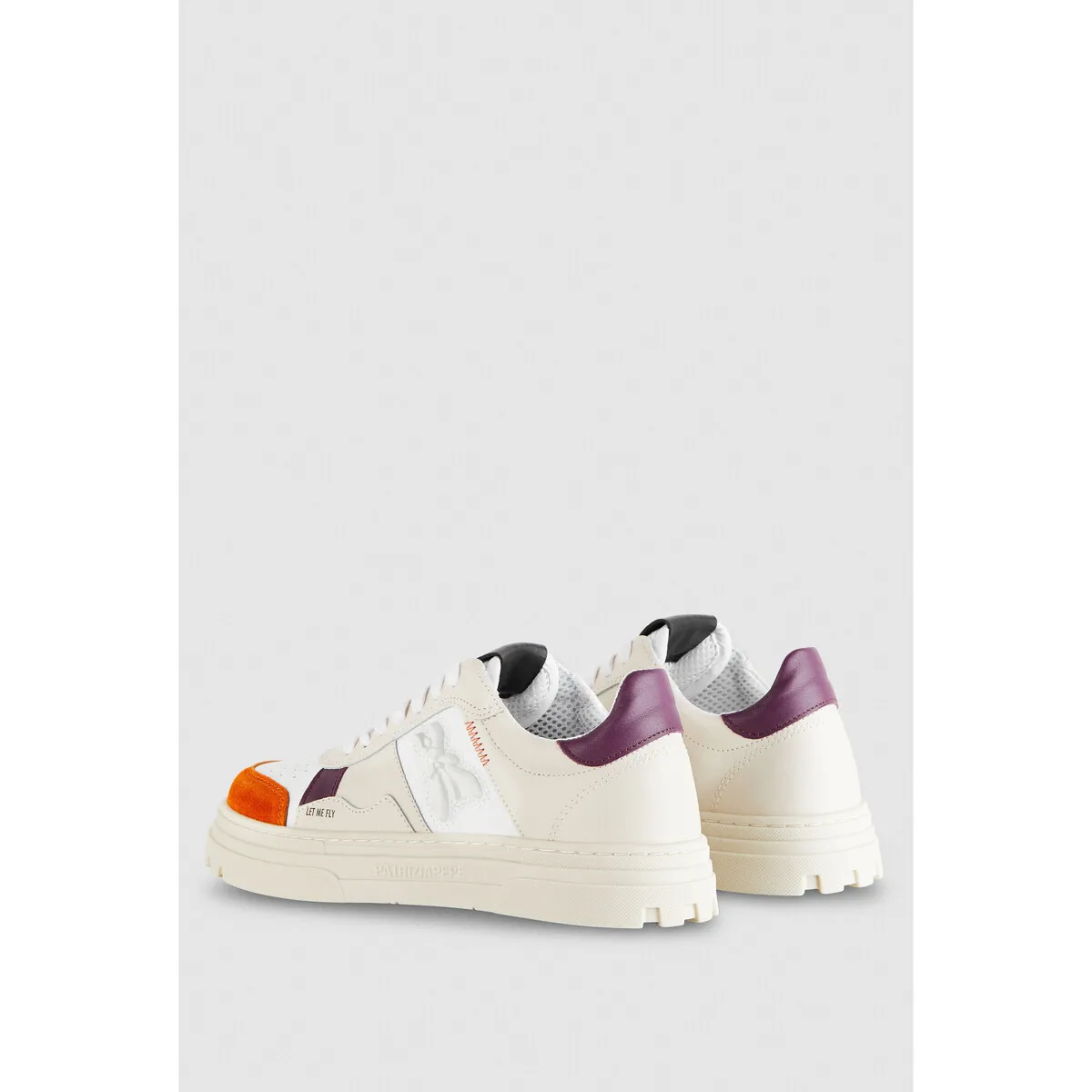 SNEAKERS IN PELLE E RETE  Art. 8Z0096V020