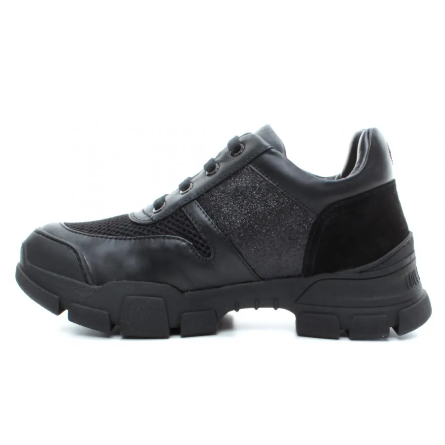 Sneakers Mujer LOVE MOSCHINO JA15664 Gli Cro Ne Cuero Negro