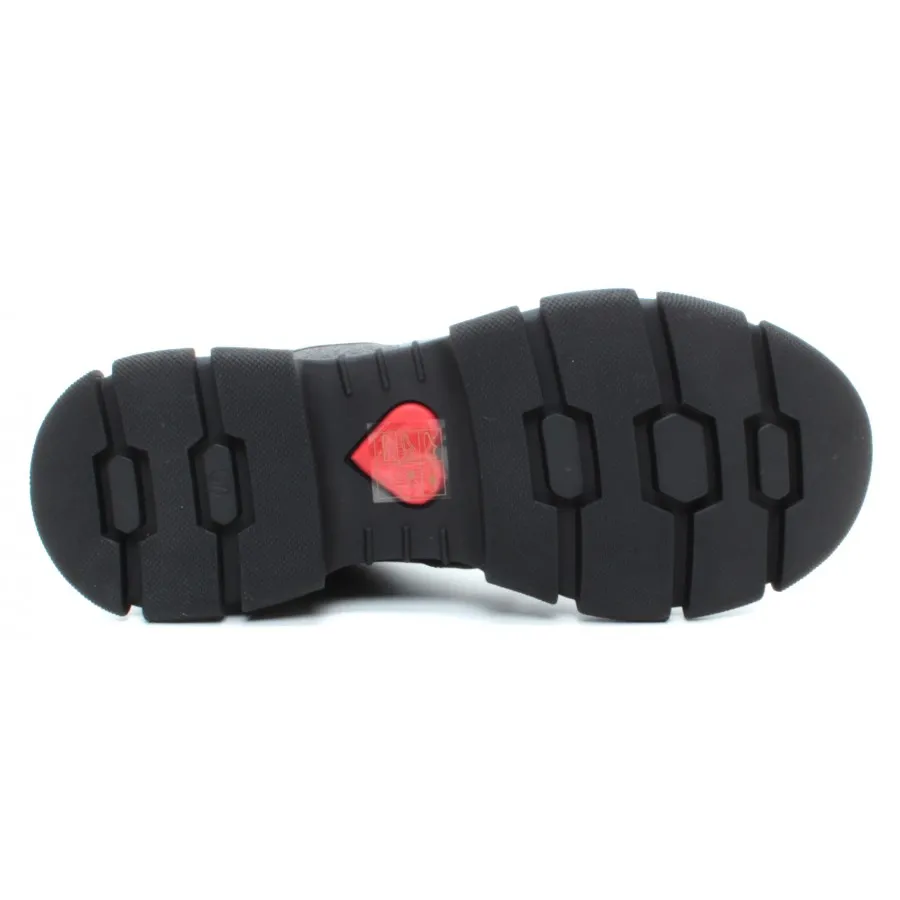 Sneakers Mujer LOVE MOSCHINO JA15664 Gli Cro Ne Cuero Negro