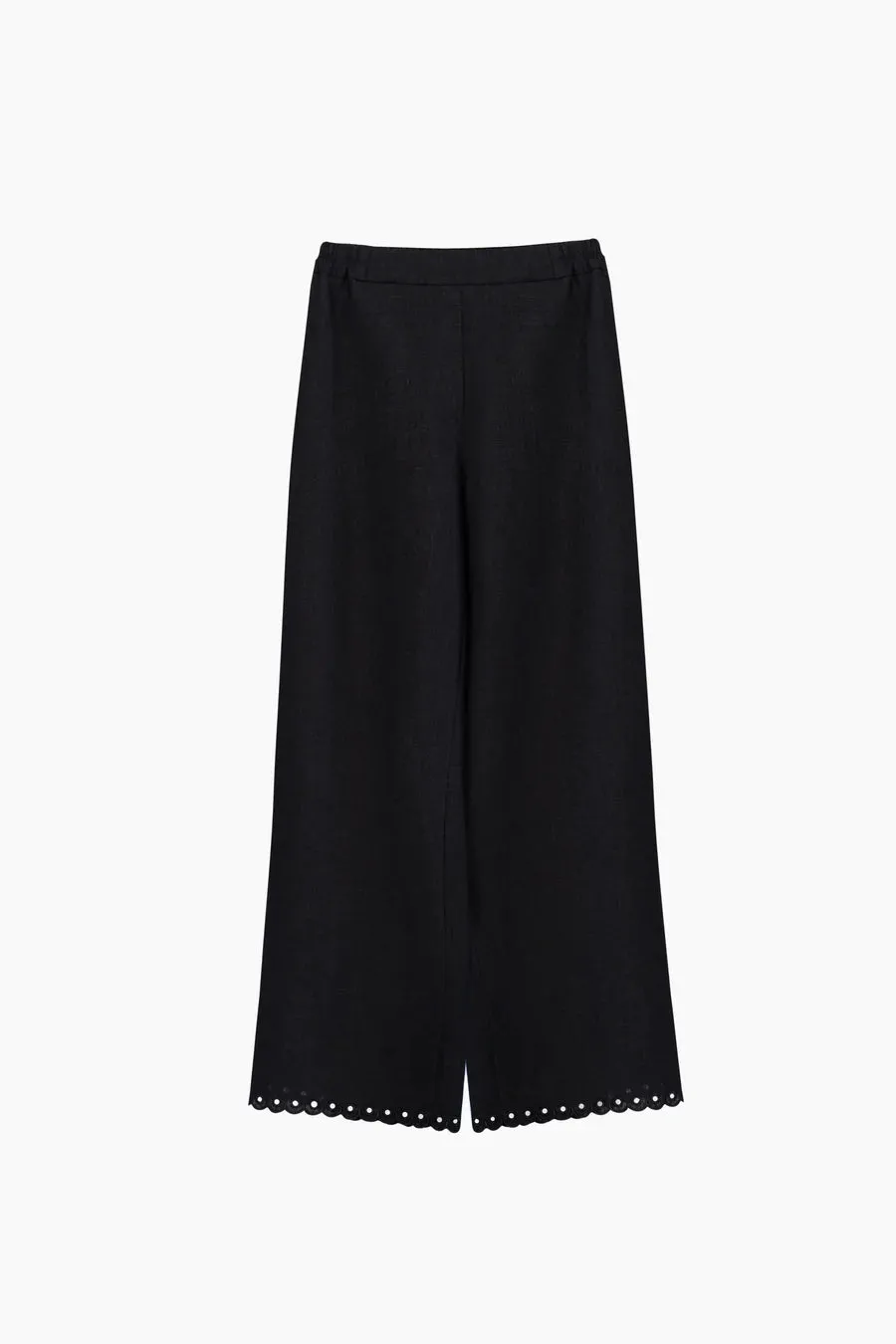 Sofia Linen Embroidered Pants