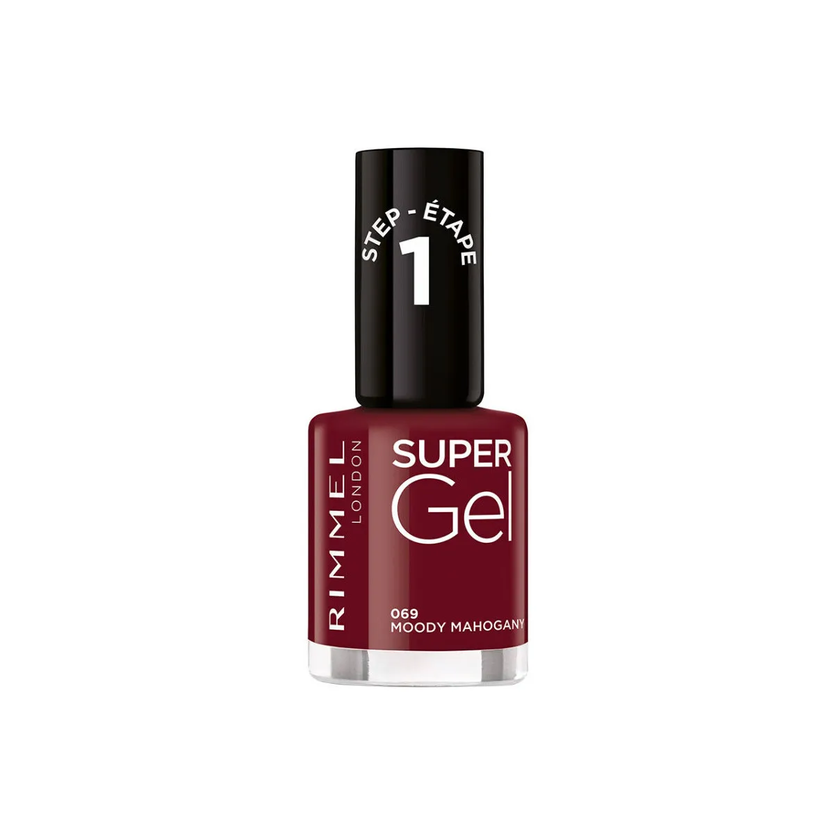 SUPER GEL NAIL POLISH  69 MOODY MAHOGANY  69 MOODY MAHOGANY