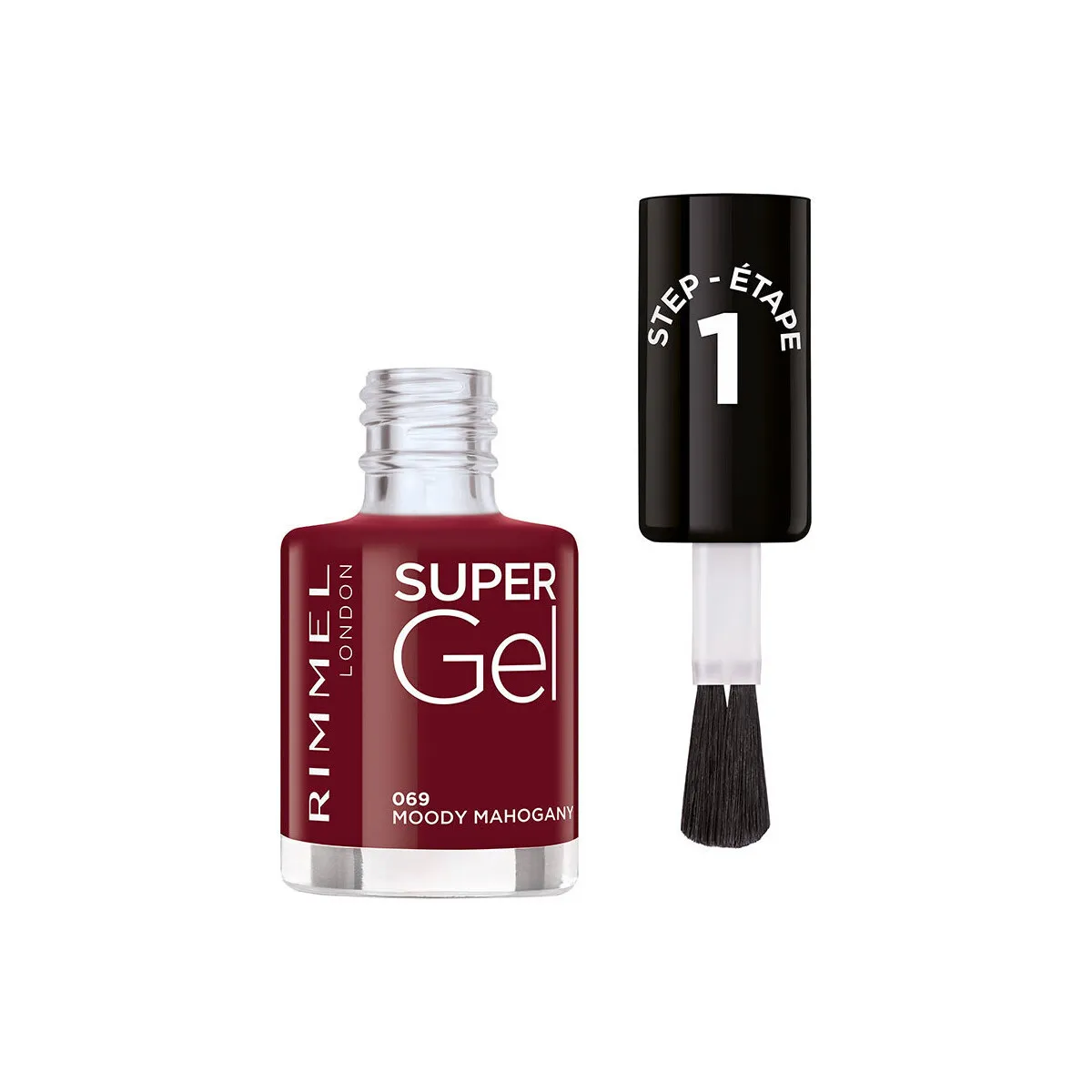 SUPER GEL NAIL POLISH  69 MOODY MAHOGANY  69 MOODY MAHOGANY