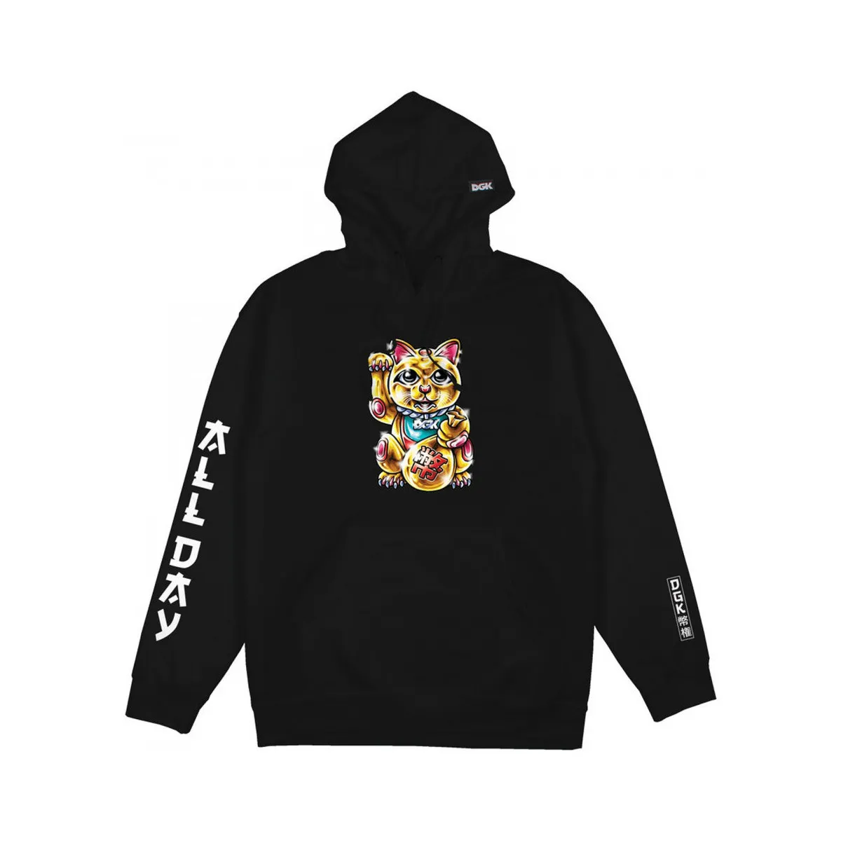 Sweat hood golden cat