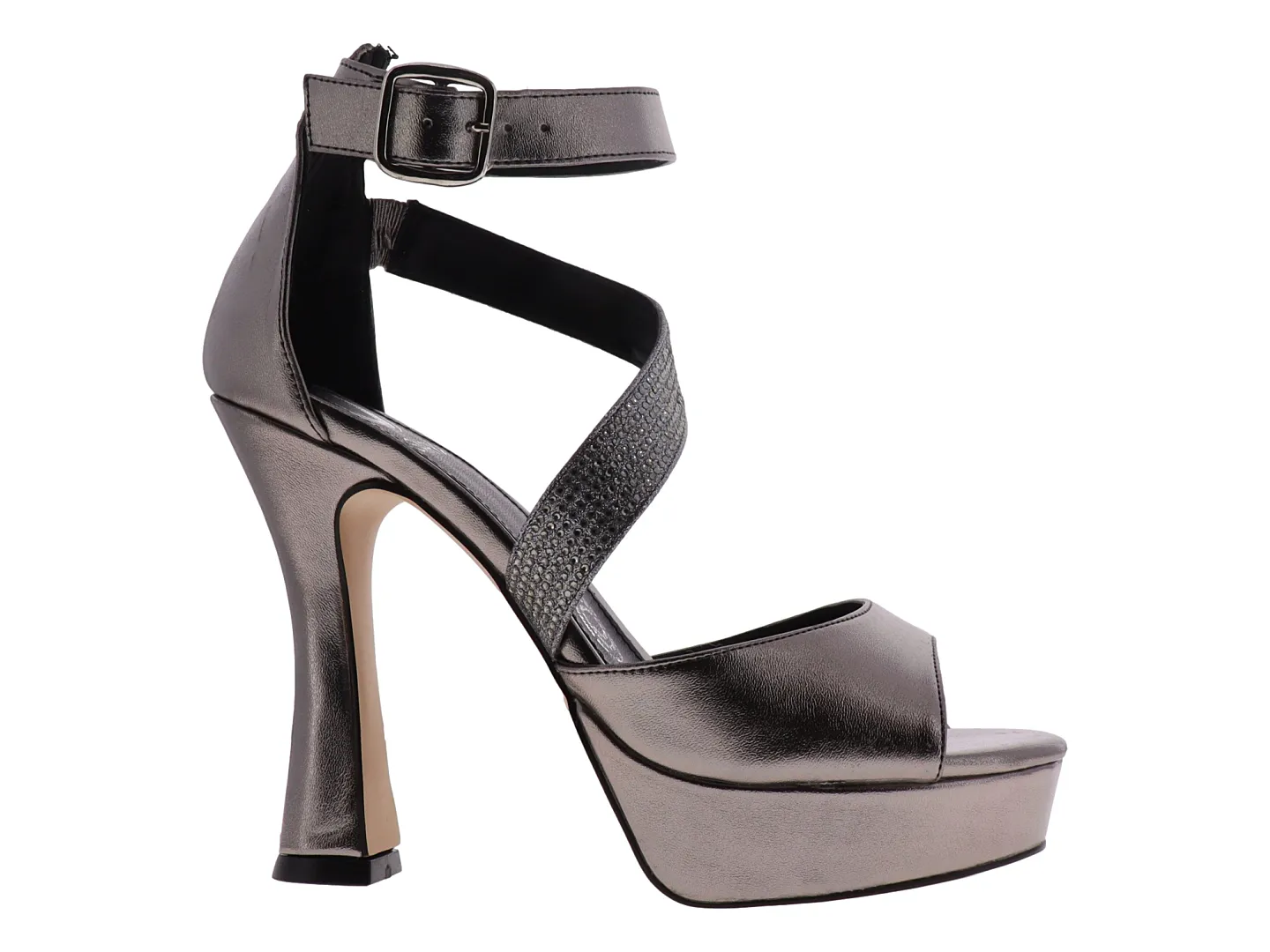 Tacones Sary 3265 Plata Para Mujer