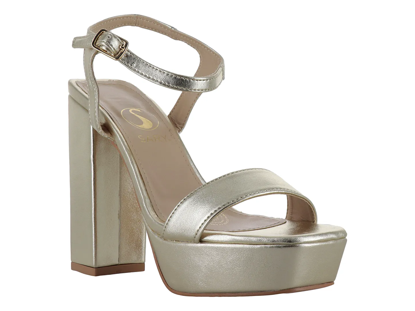 Tacones Sary 3277 Oro Para Mujer