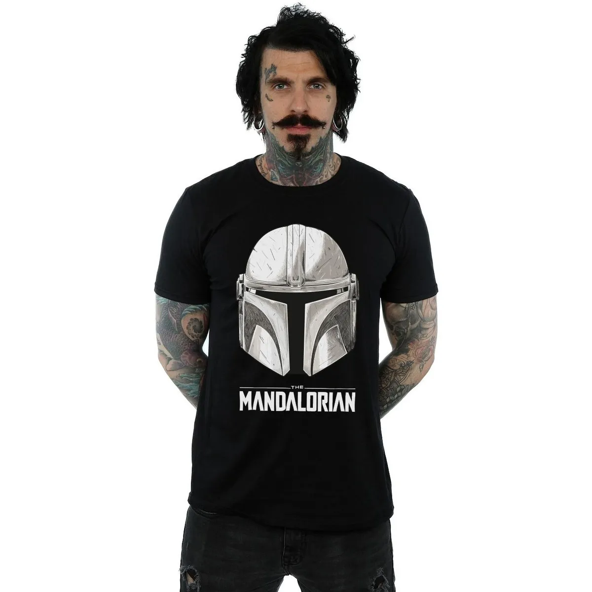 The Mandalorian Helmet Logo