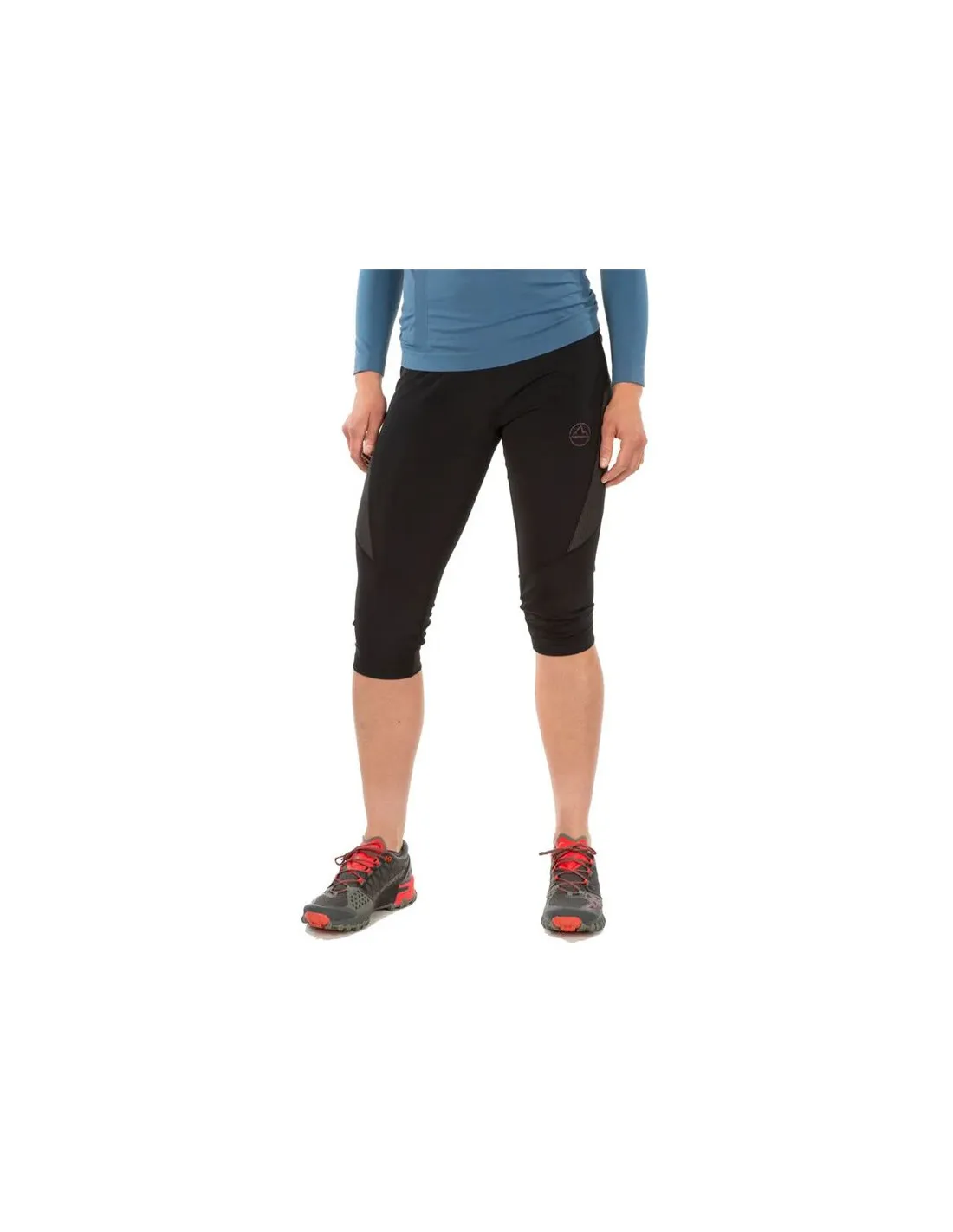 Triumph Tight 3/4 W Black/Red Plum