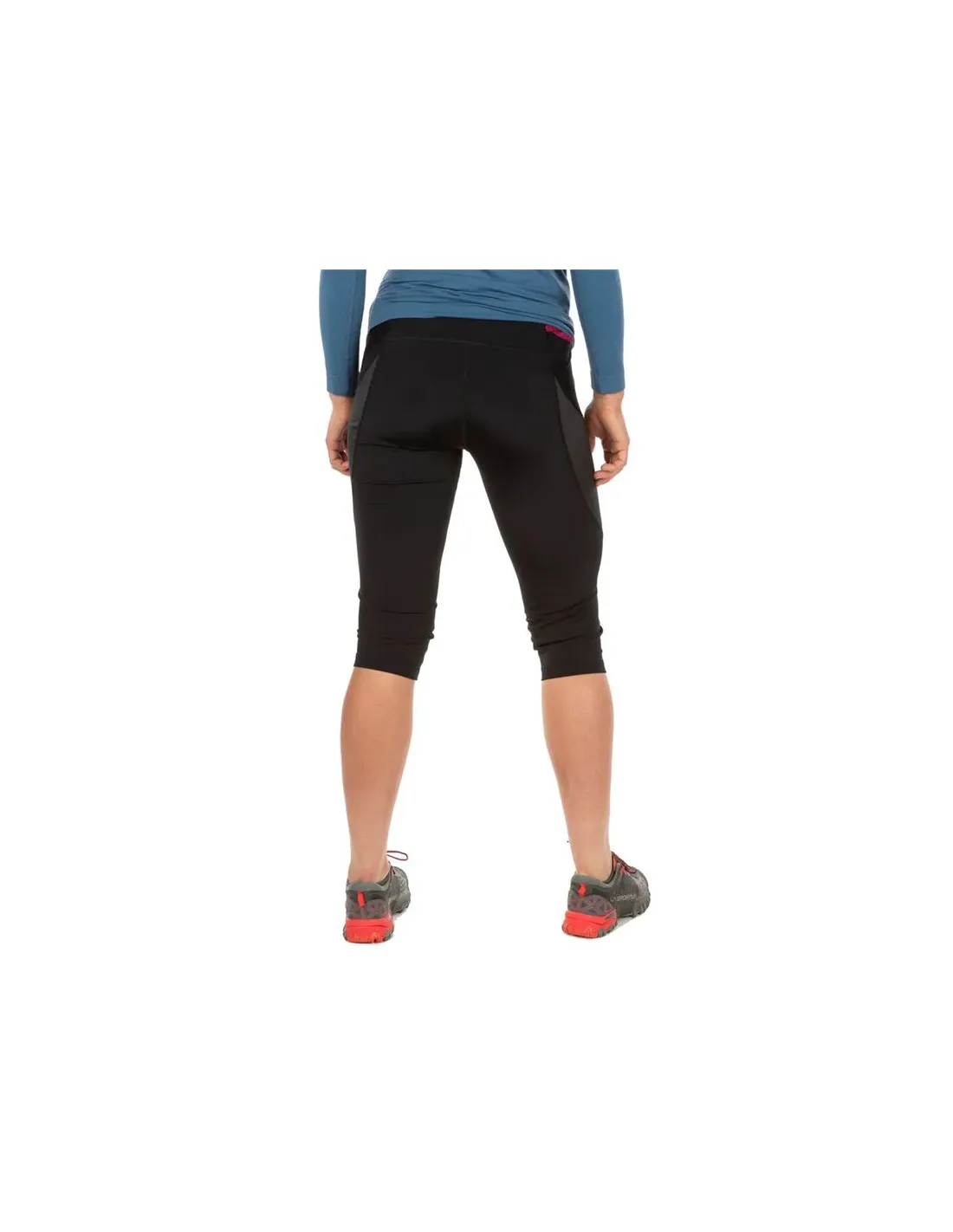 Triumph Tight 3/4 W Black/Red Plum