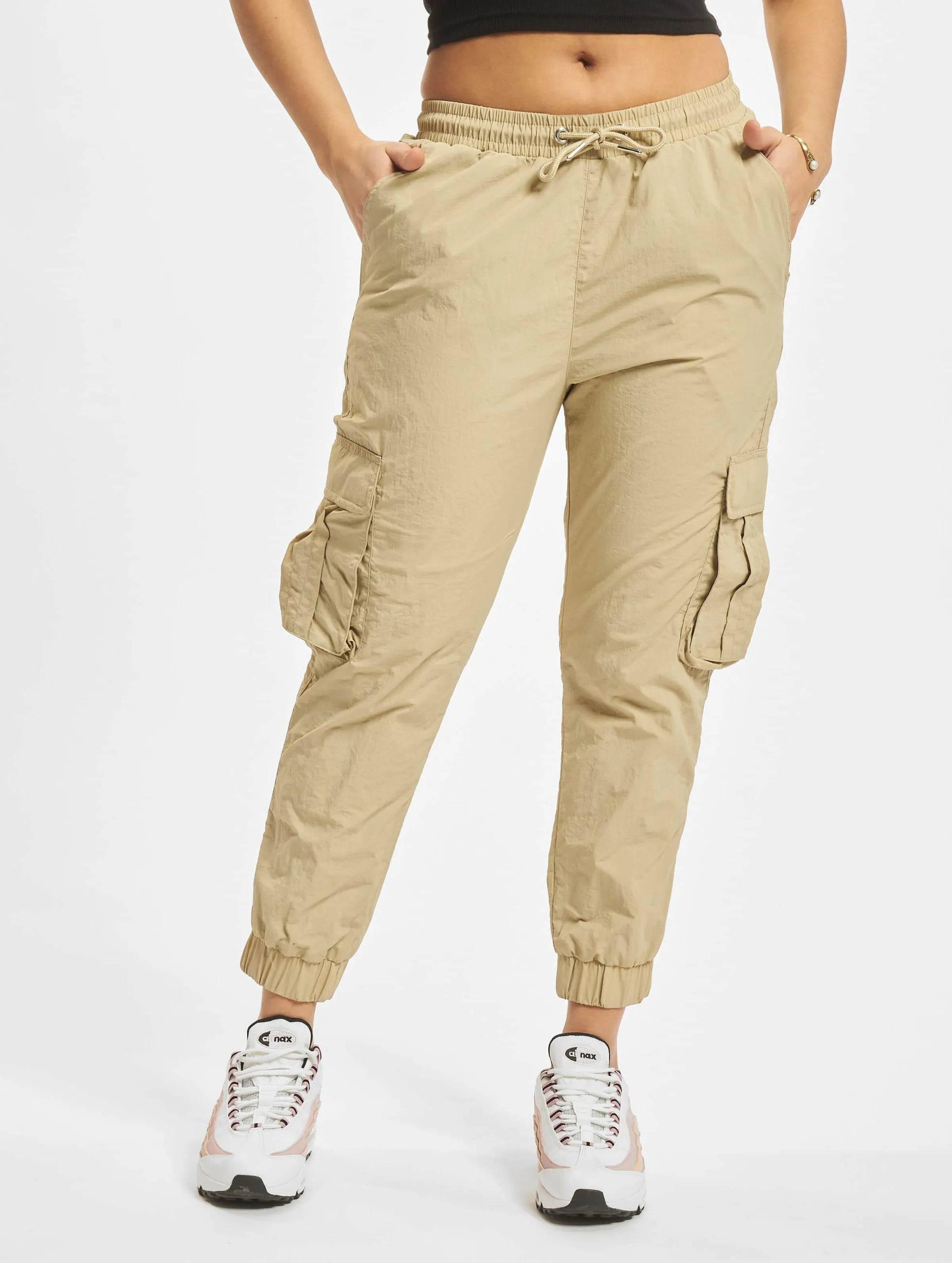 Urban Classics Ladies High Waist Crinkle Nylon