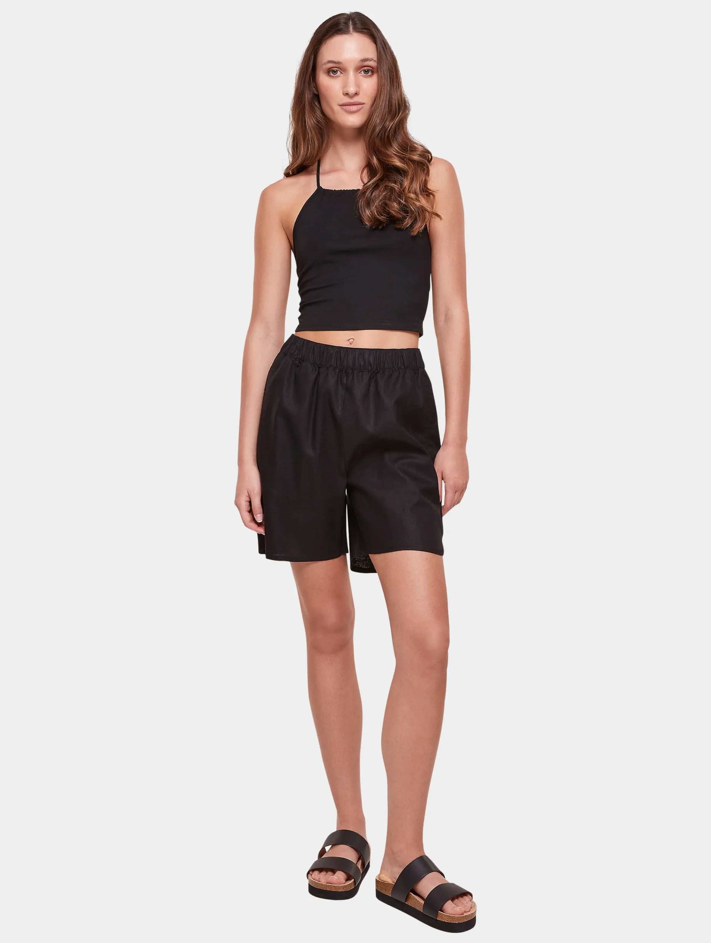 Urban Classics Ladies Linen Mixed