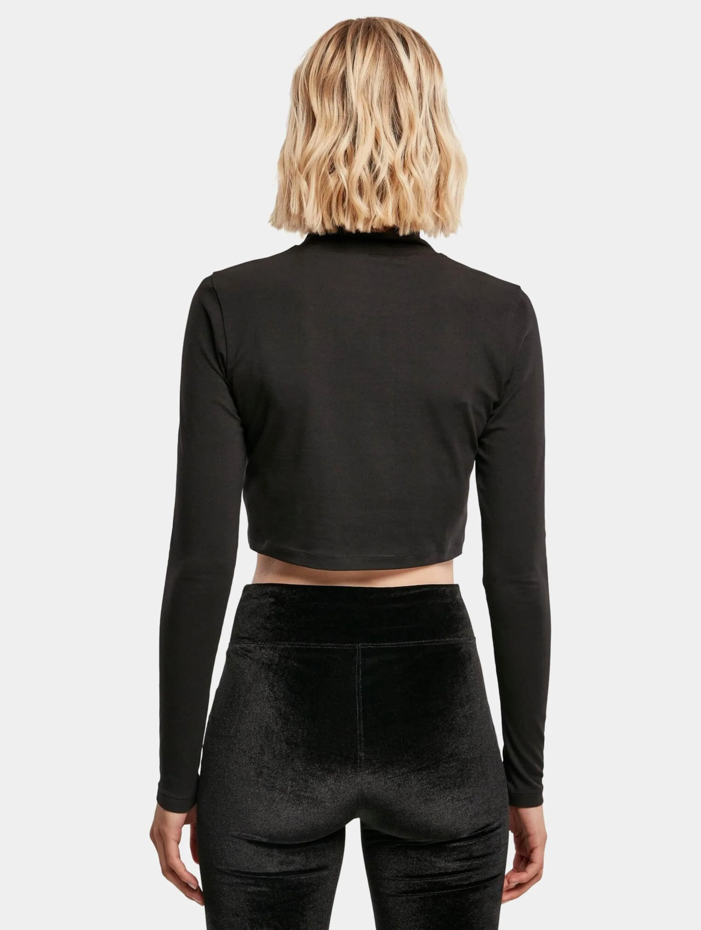 Urban Classics Ladies Organic Cropped Turtelneck