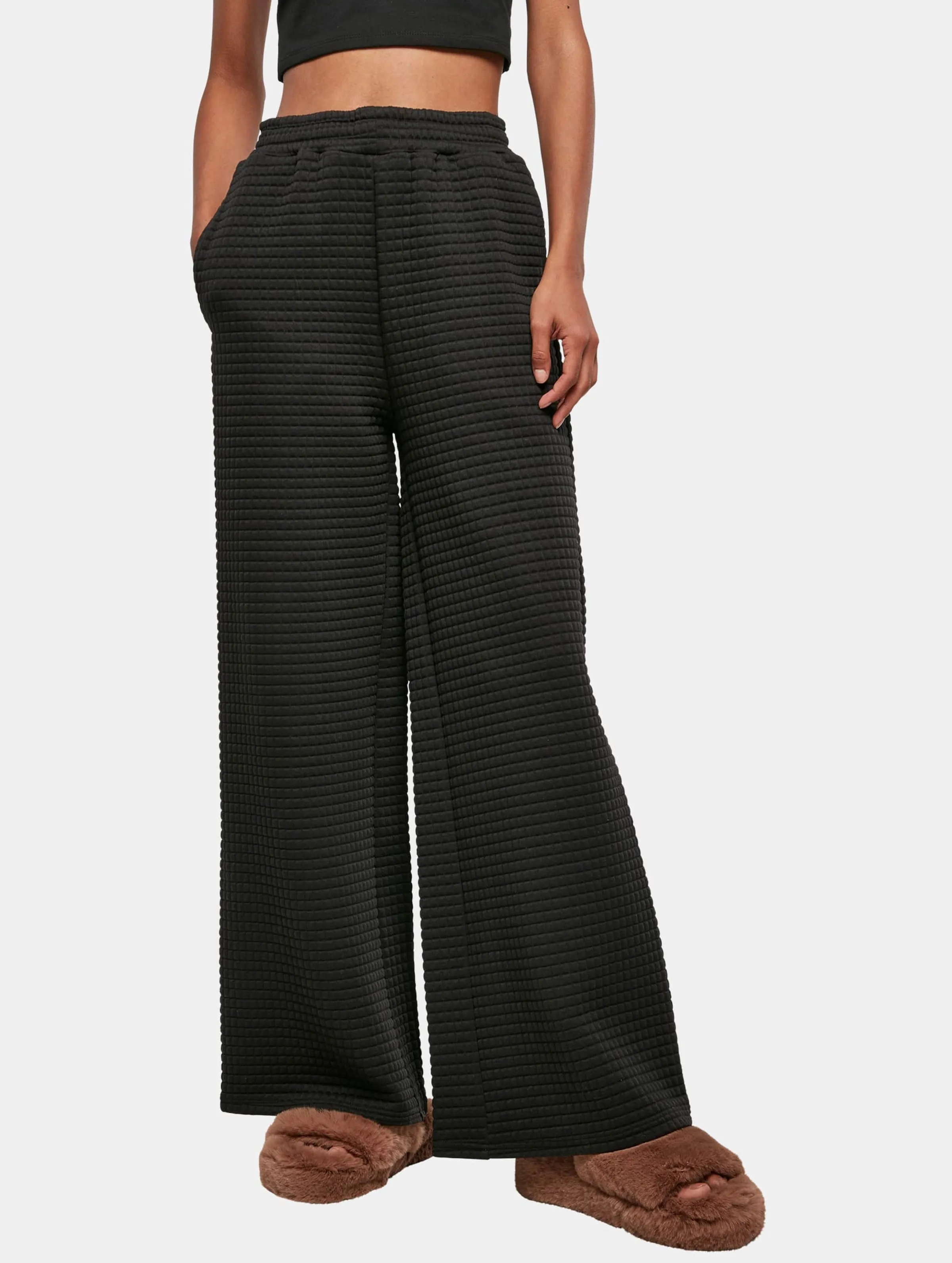 Urban Classics Ladies Quilte Wide Leg