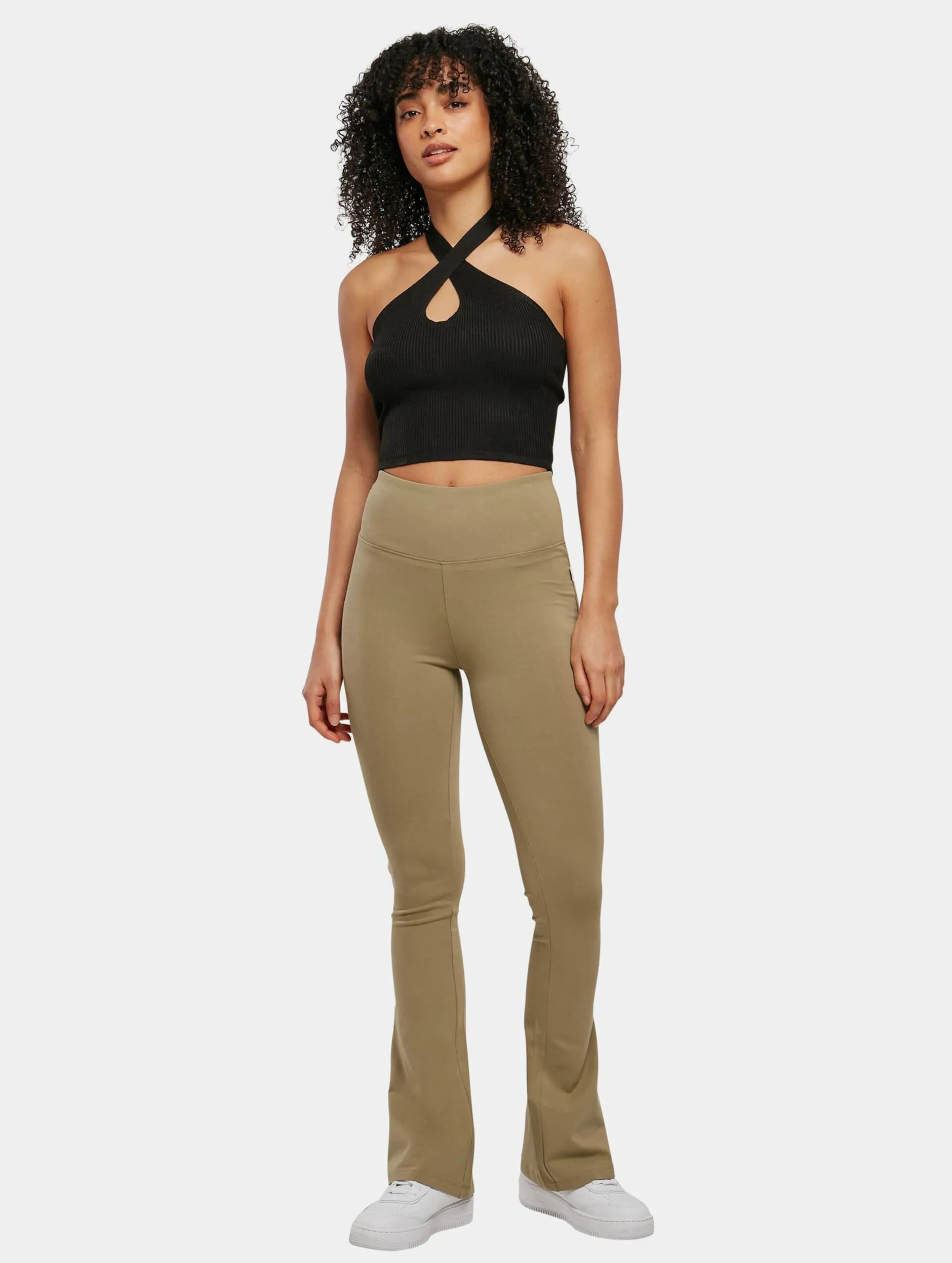 Urban Classics Ladies Rib Knit Crossed Neckholder