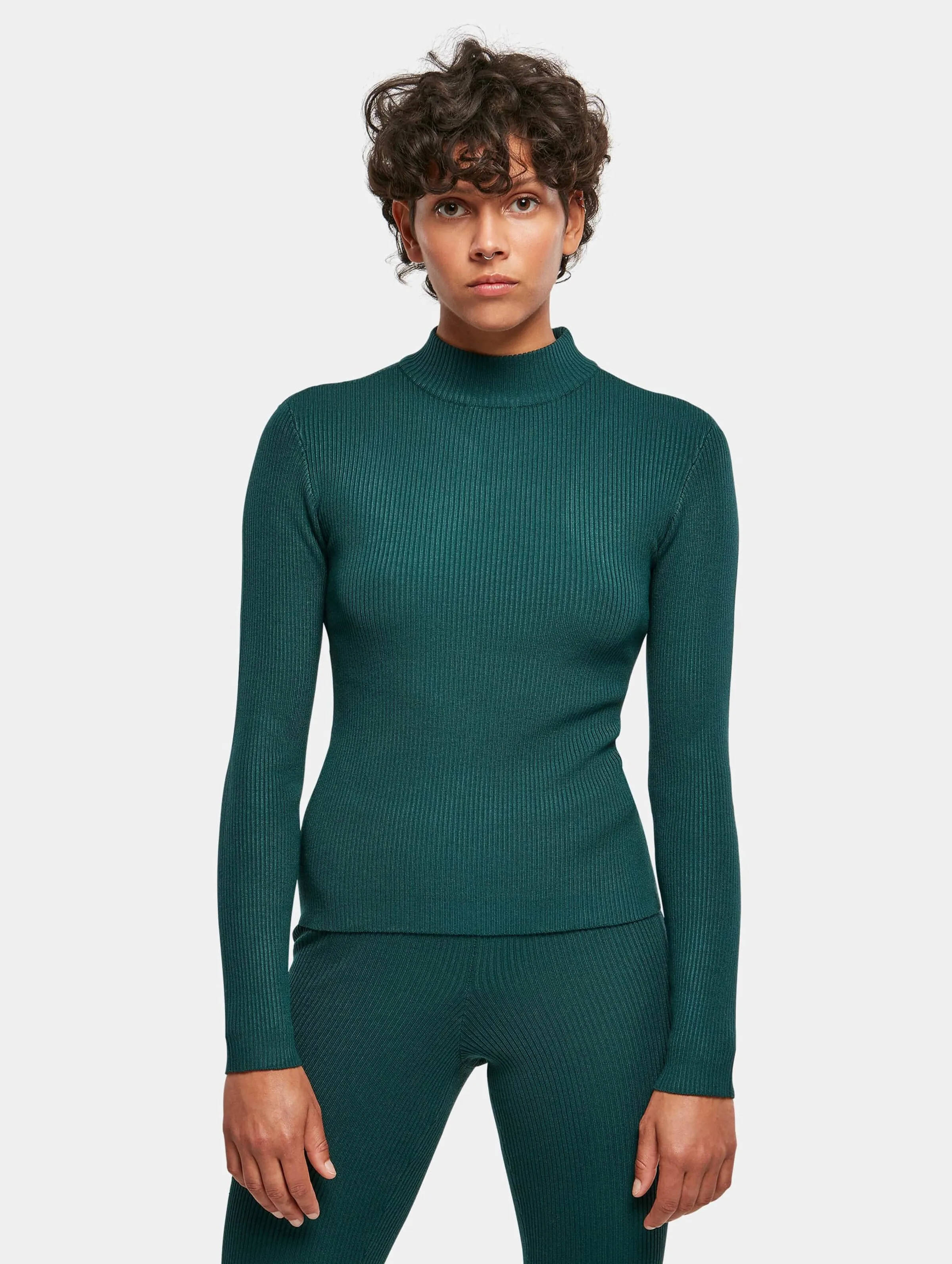Urban Classics Ladies Rib Knit Turtelneck