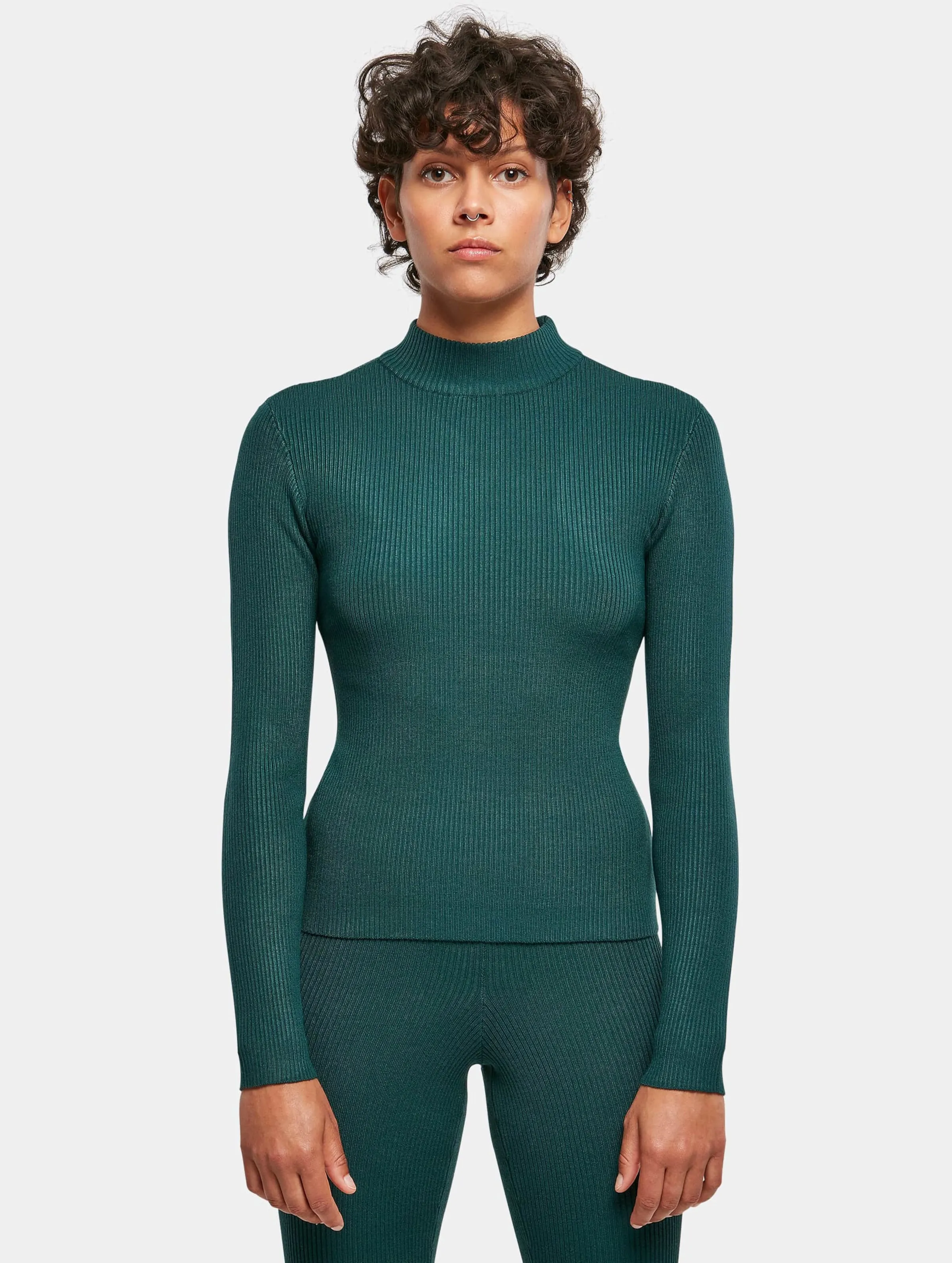 Urban Classics Ladies Rib Knit Turtelneck