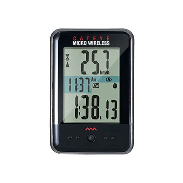 VELOCIMETRO CAT EYE CCMC200W MICRO WIRELESS (INALAMBRICO) NEGRO 9 FUNCIONES