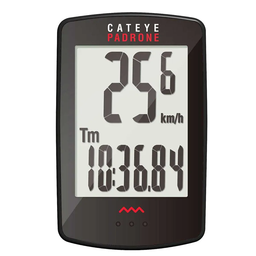 VELOCIMETRO CAT EYE CCPA100W PADRONE NEGRO 8 FUNCIONES