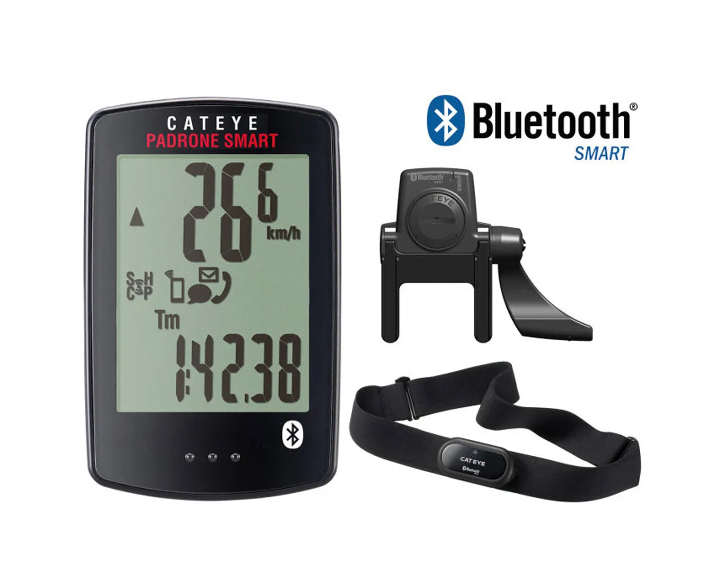 VELOCíMETRO CAT EYE CCPA500B PADRONE SMART CON SENSORES 12 FUNCIONES
