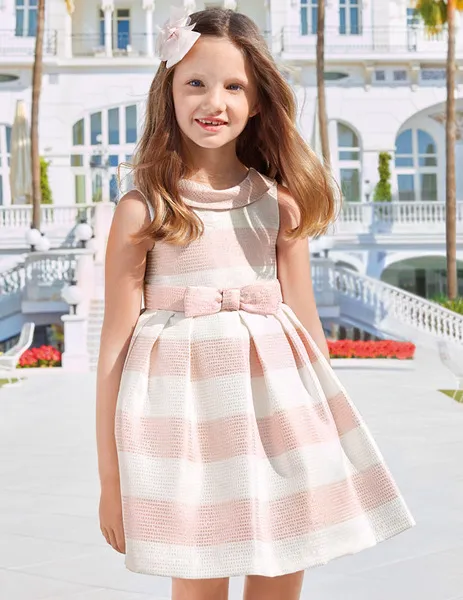 vestido rayas fantasia rosa 5012 abel y lula