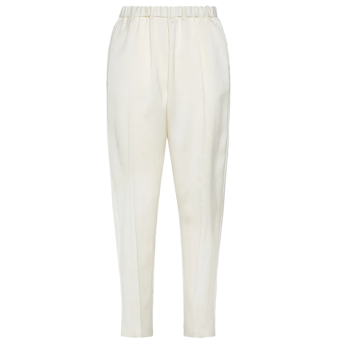 Viscose Wool Slub Elasticated Pants