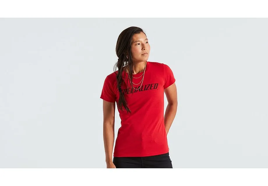 WORDMARK TEE SS WMN FLORED XS