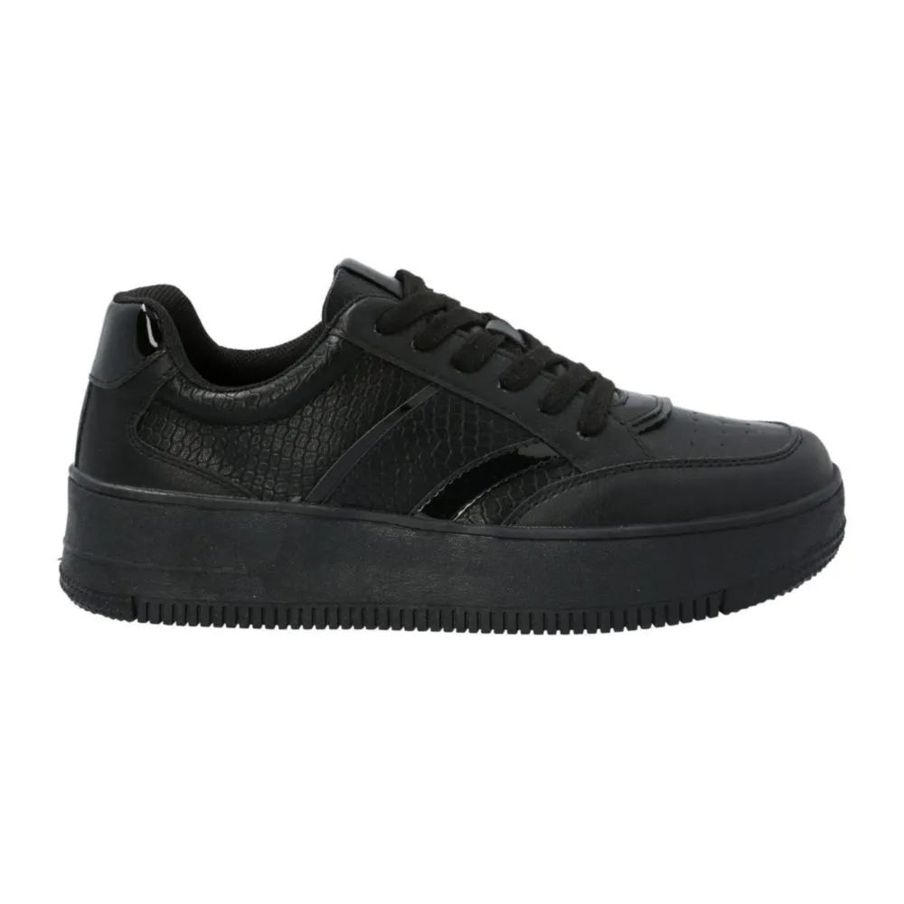 Zapatillas Urbanas Hush Puppies Para Mujer Caco Negro