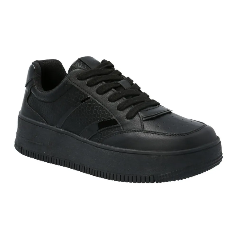 Zapatillas Urbanas Hush Puppies Para Mujer Caco Negro