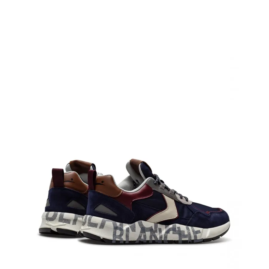 Zapatos Hombres Sneakers VOILE BLANCHE Club16 Navy Burgund 1C04 Azul Oscuro