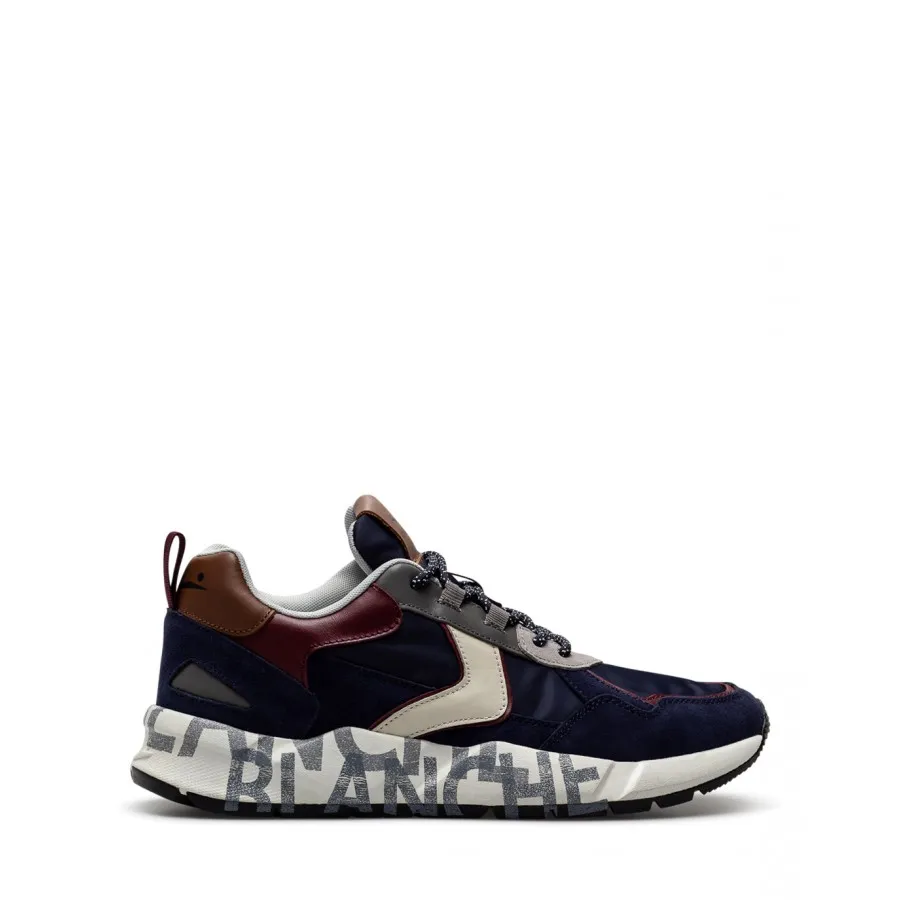 Zapatos Hombres Sneakers VOILE BLANCHE Club16 Navy Burgund 1C04 Azul Oscuro
