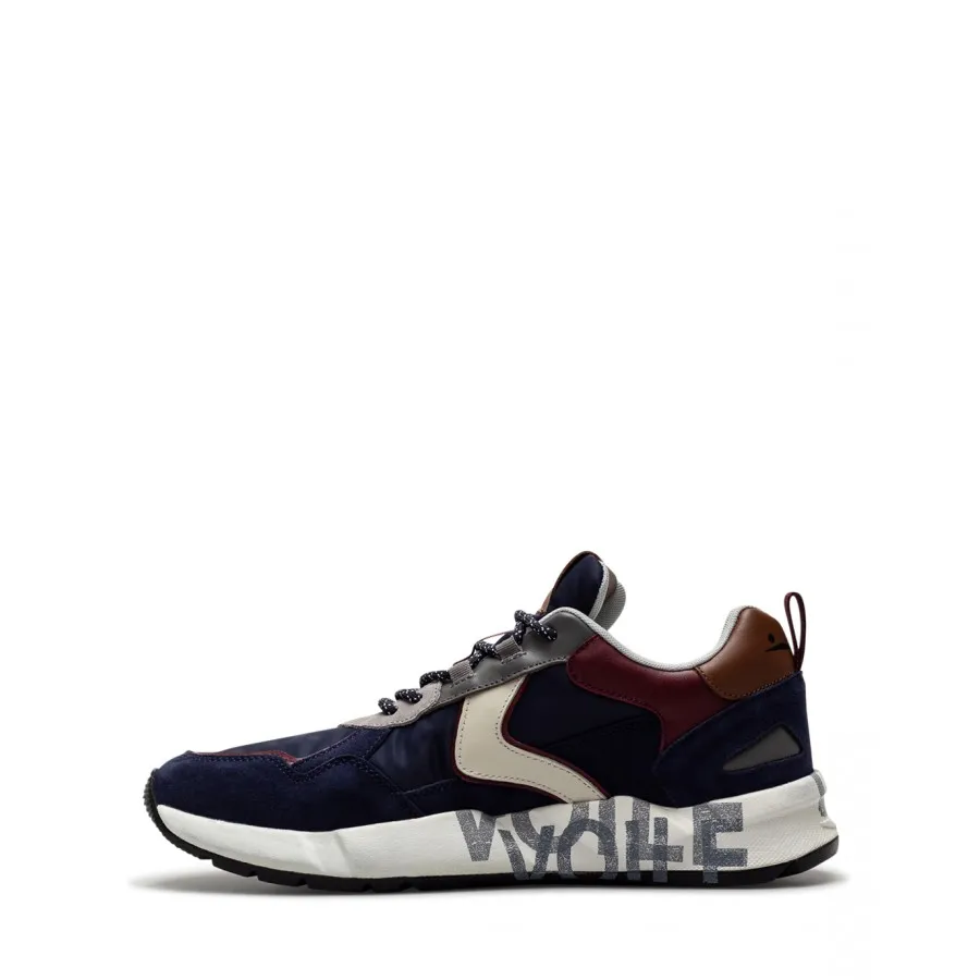 Zapatos Hombres Sneakers VOILE BLANCHE Club16 Navy Burgund 1C04 Azul Oscuro