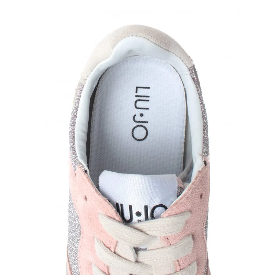 Zapatos Mujer Sneaker LIU JO Milano Alexa Running White Pink Nuevos